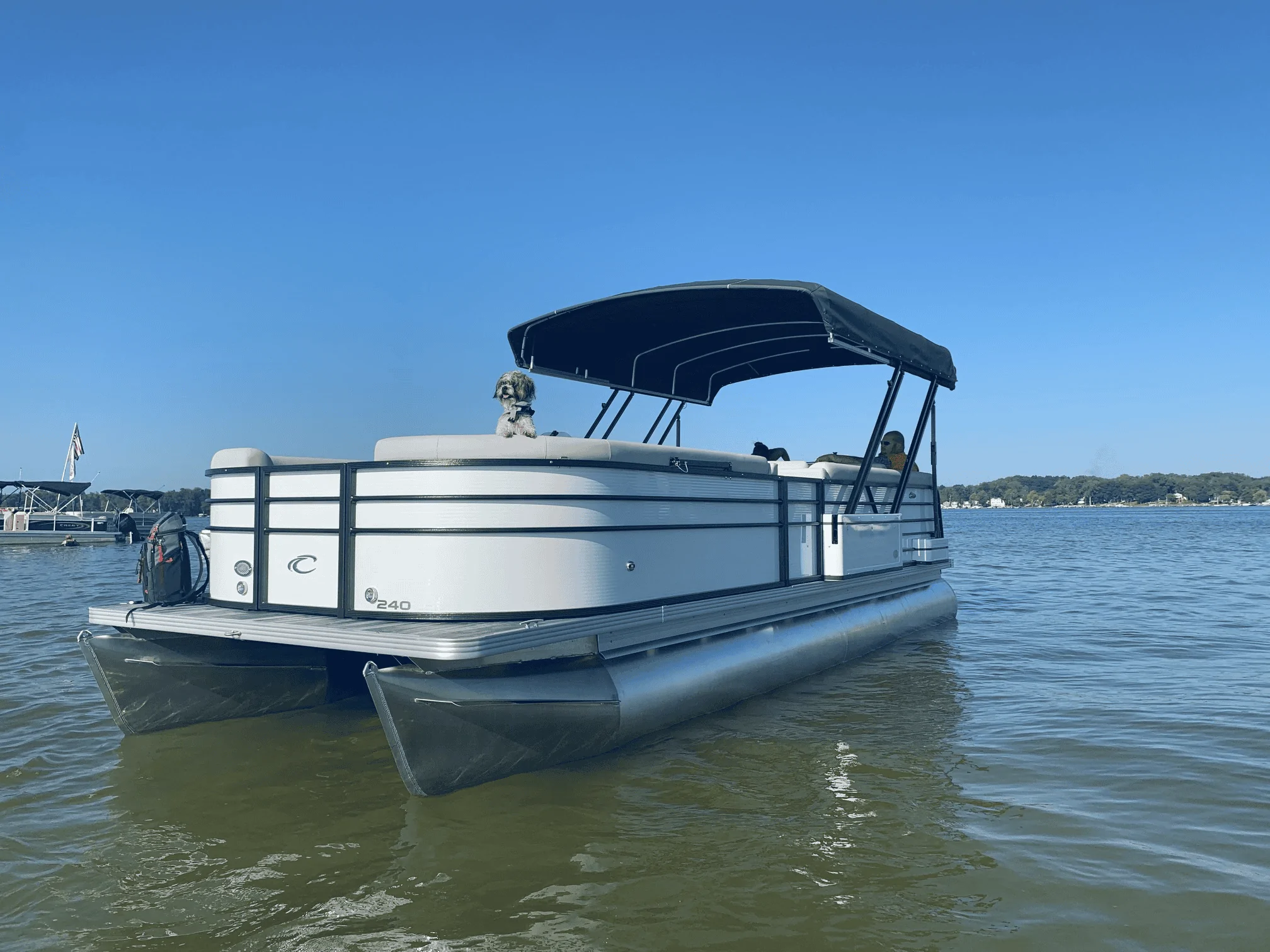 Jeep Gladiator Let’s see your pets cause they are the best companion you can have!!!!! Frankie on Pontoon