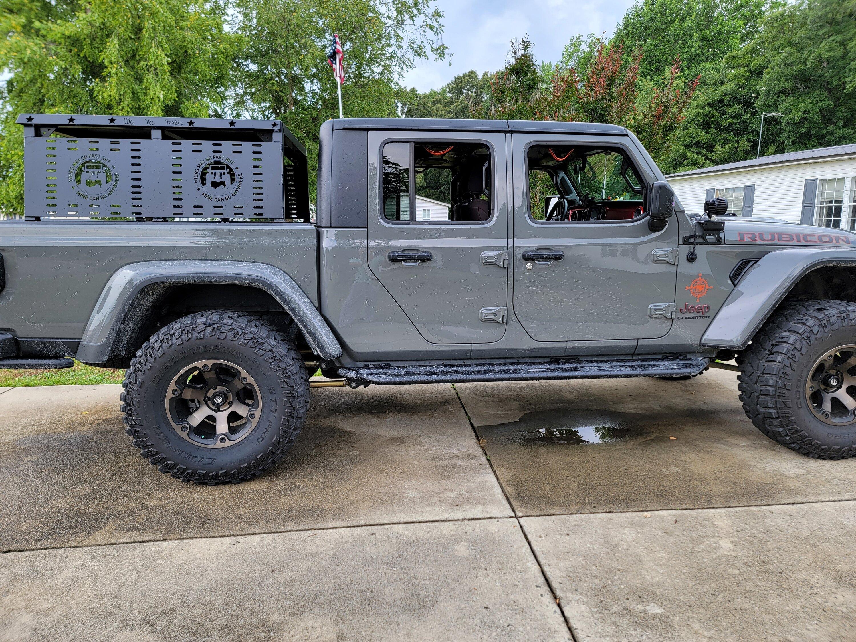 Jeep Gladiator Custom Bed Rack 20220609_153728