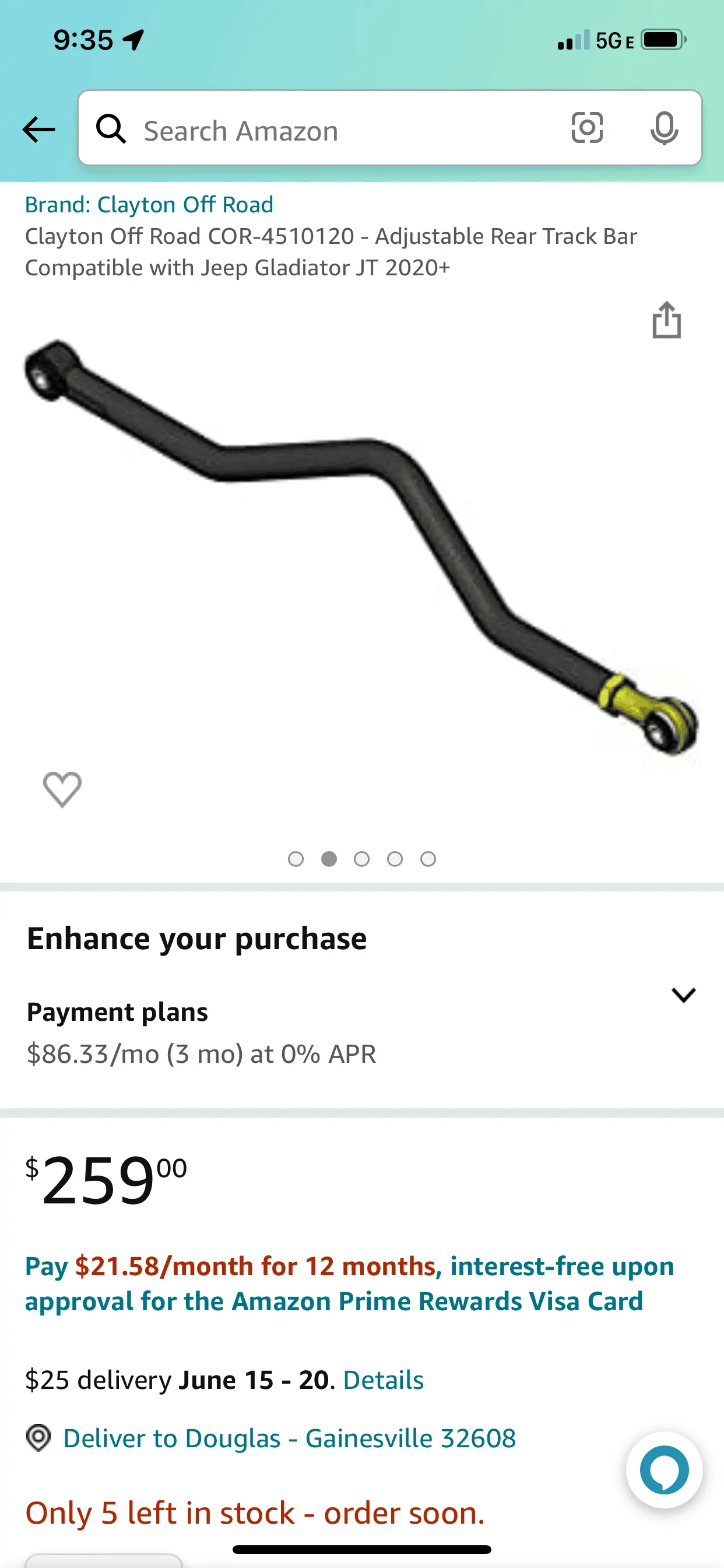 Jeep Gladiator Front sway bar end links, quick disconnects 00D6D509-EEF4-4F39-88E1-5633D58A4CD8