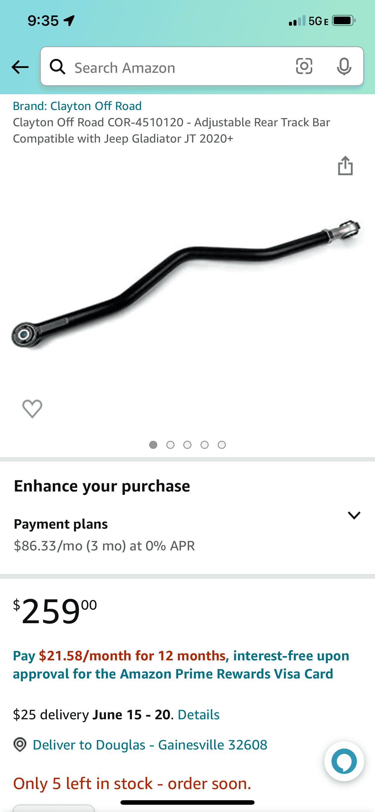 Jeep Gladiator Front sway bar end links, quick disconnects FF6C2AA0-D977-42D7-B3A4-95ECF350E6AB