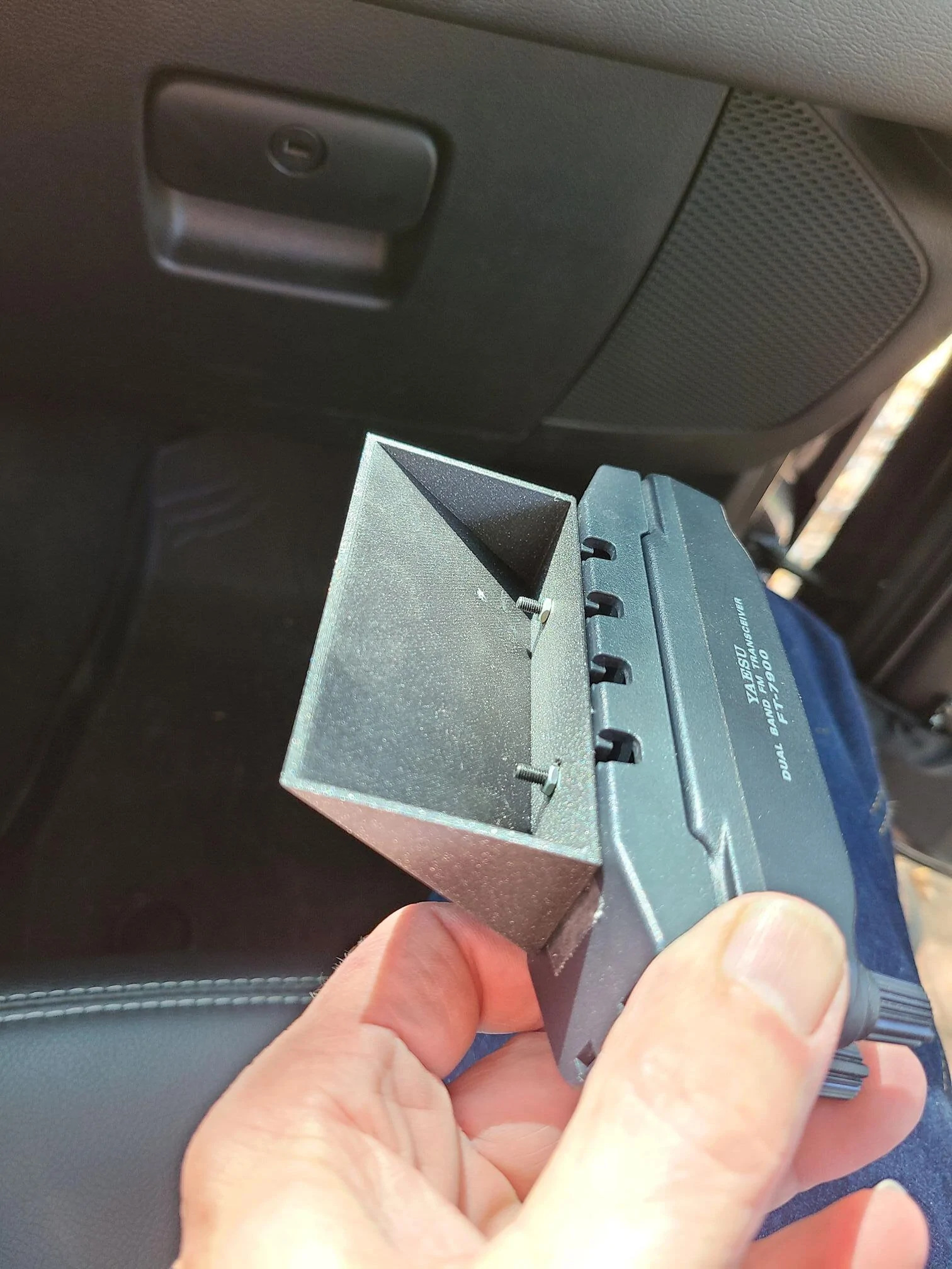 Jeep Gladiator Ham radio install 20220529_102540