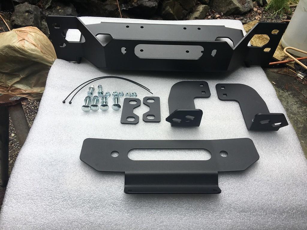 Jeep Gladiator Step by step, with photos, how to install a Warn winch on a Jeep Gladiator, using STOCK plastic bumper. IMG_5214-XL