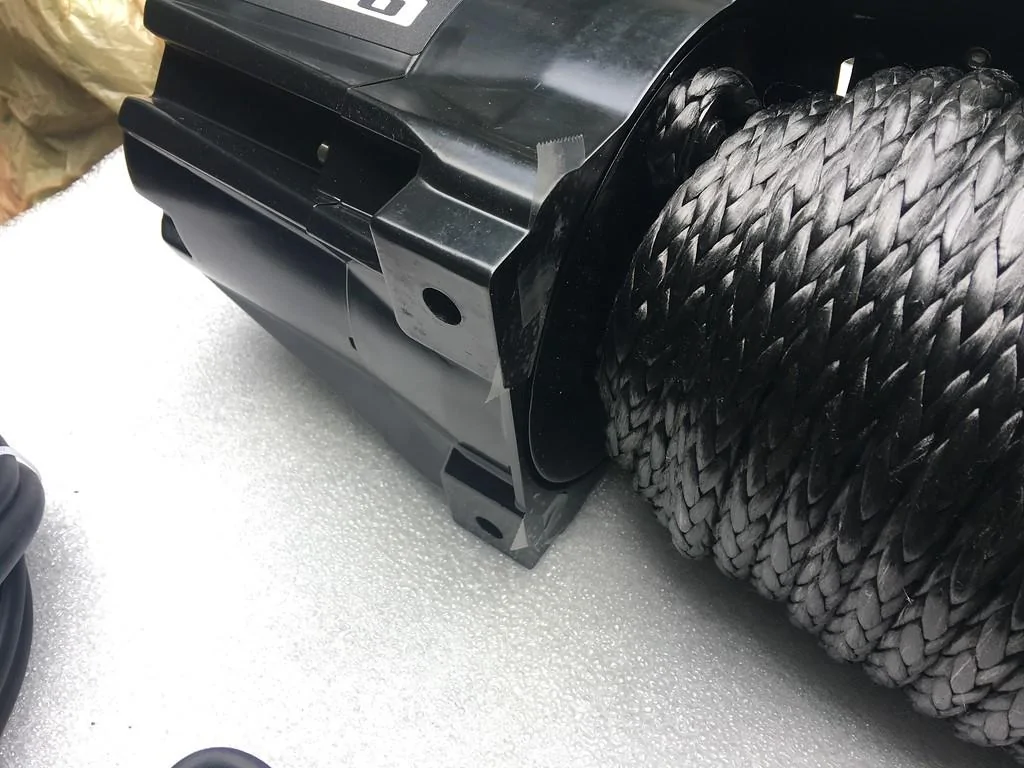 Jeep Gladiator Step by step, with photos, how to install a Warn winch on a Jeep Gladiator, using STOCK plastic bumper. IMG_5227-XL
