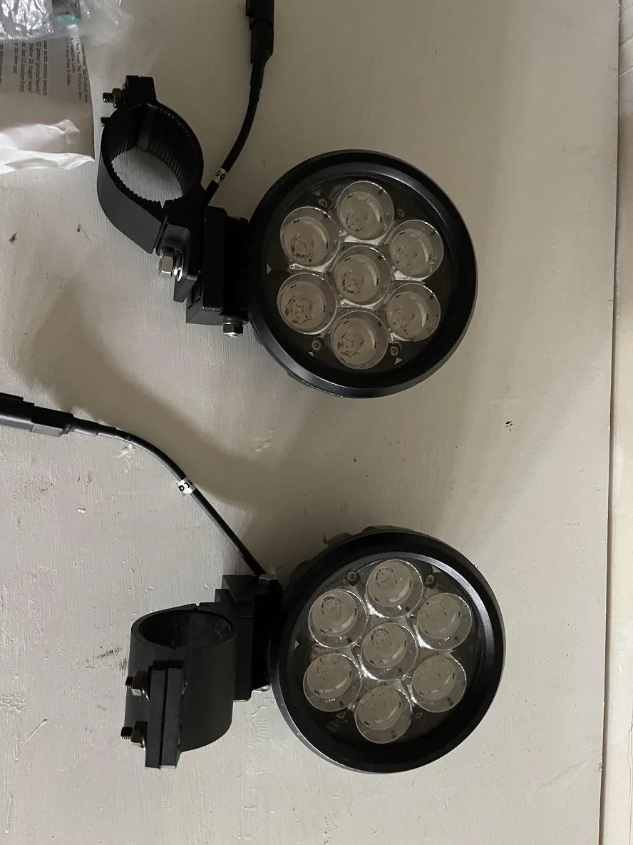 Jeep Gladiator Quadratec Trail Lights, Mounting Brackets, and Wiring Harness $200 IMG_2304