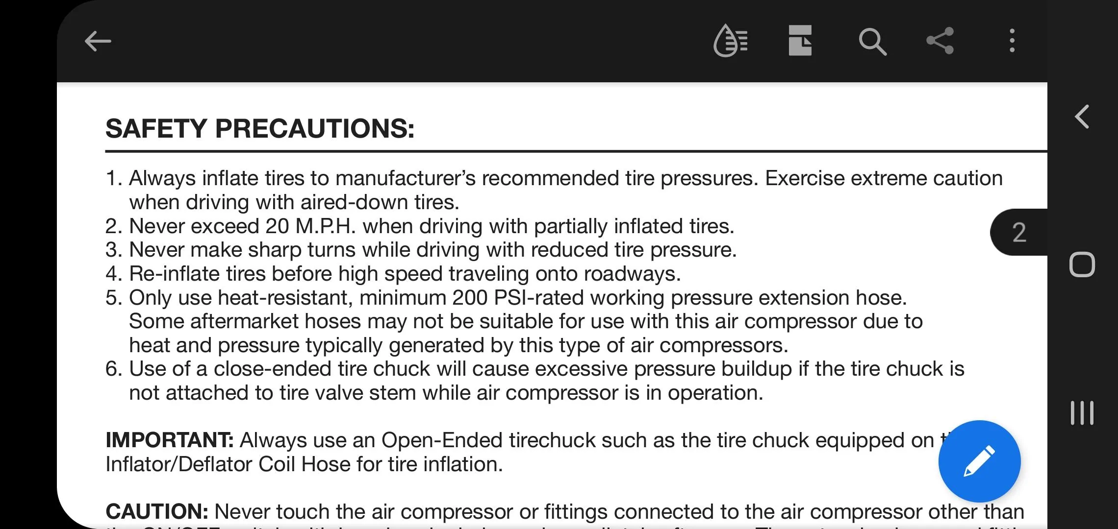 Jeep Gladiator DIY 4 tire air up/down system question...use a safety exhuast coupler?? Screenshot_20220613-083126_Acrobat for Samsung