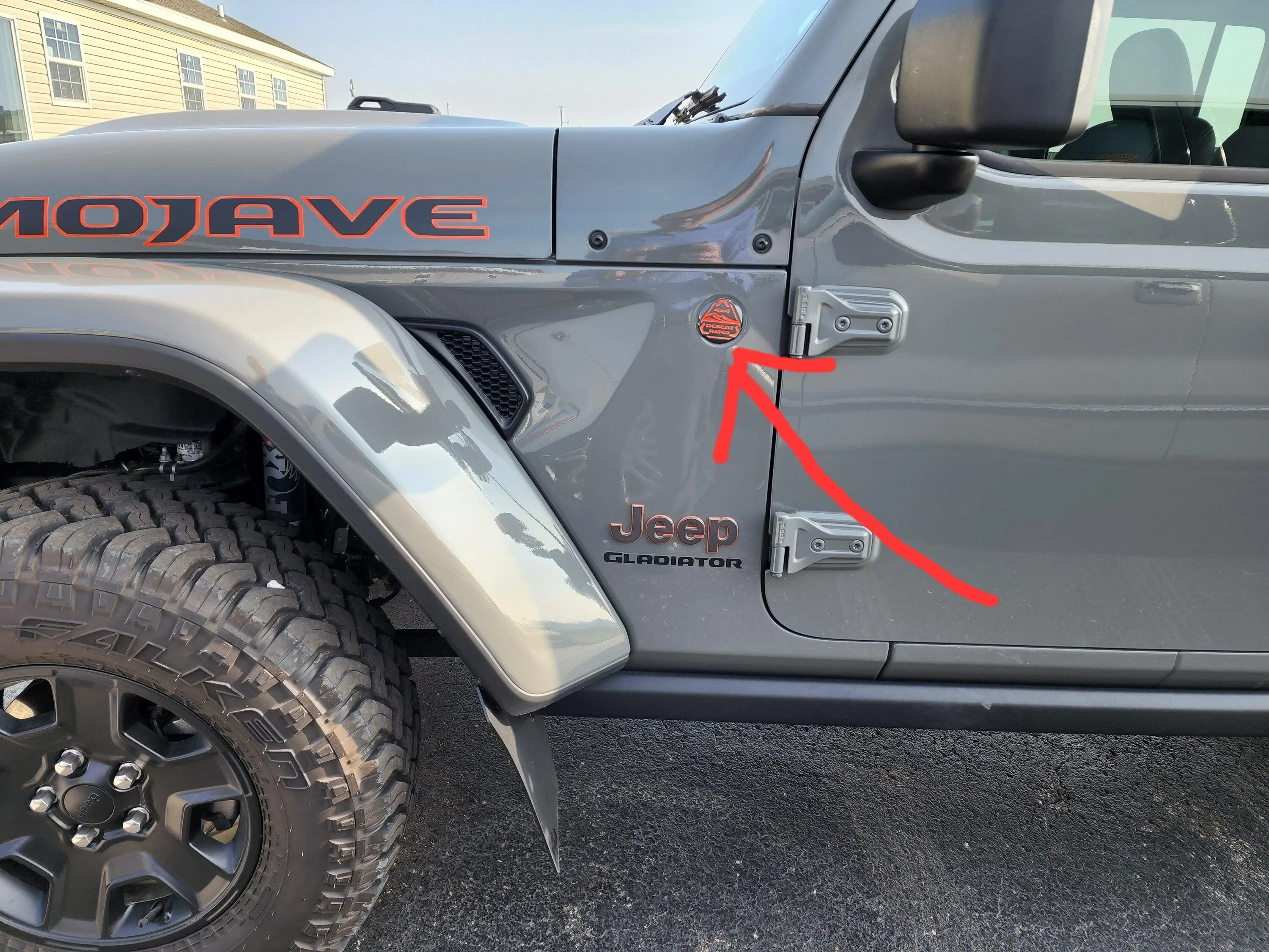 Jeep Gladiator How do I level this desert rated badge? 20220613_090834