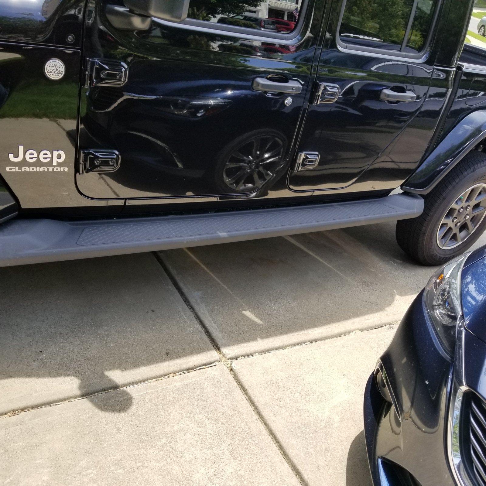 Jeep Gladiator WTB take-off steps 20190728_131915