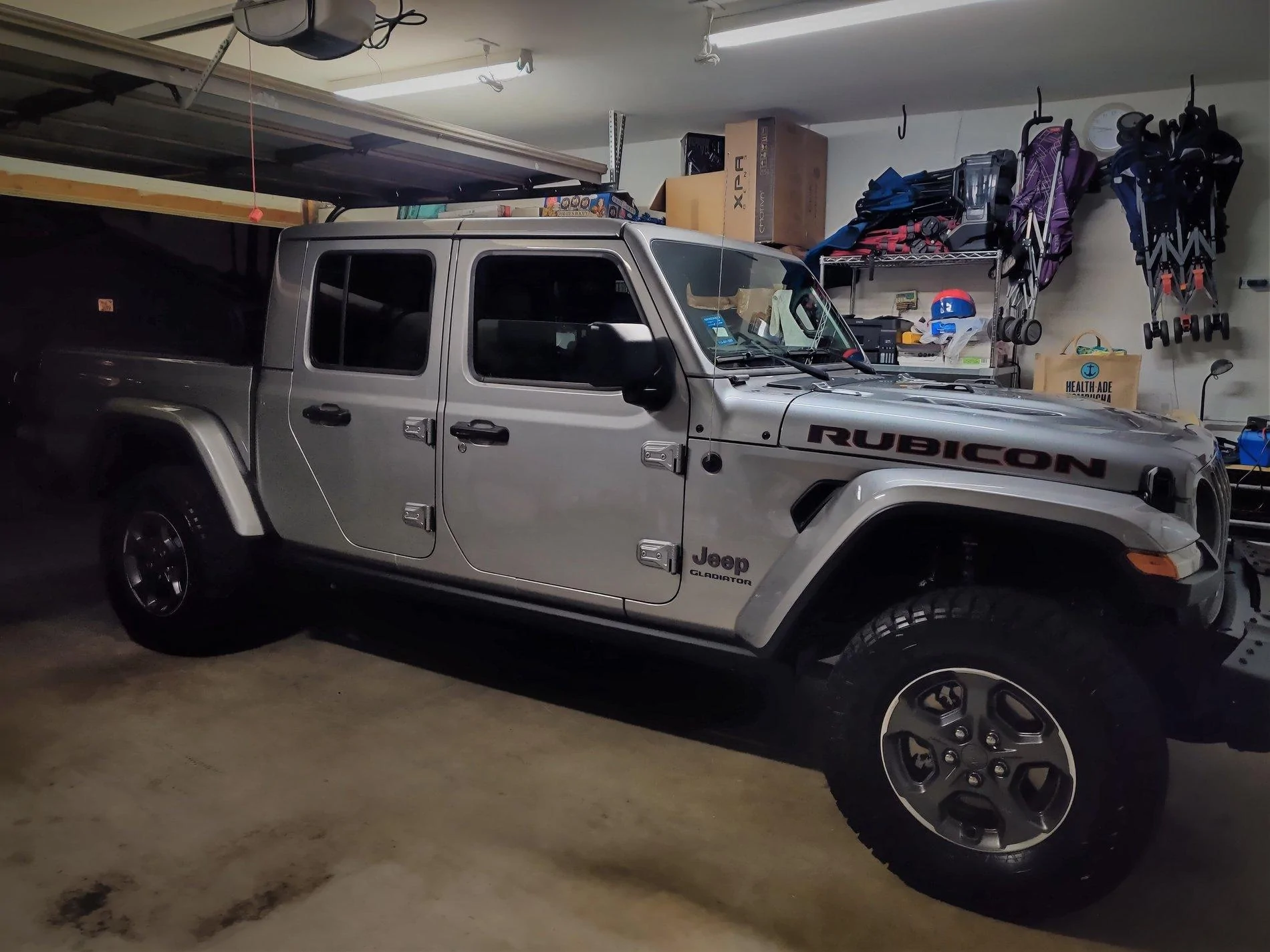 Jeep Gladiator My Billet Silver JT Build IMG_20190707_212321