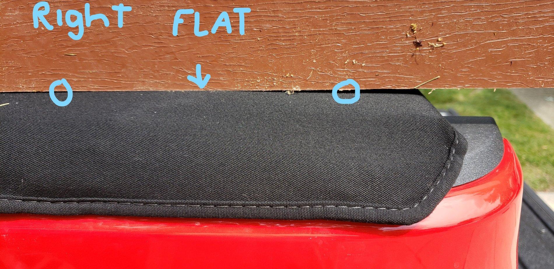 Jeep Gladiator Modification to Allow the Soft Roll–Up Tonneau Cover to Actually Lock tonneau-right