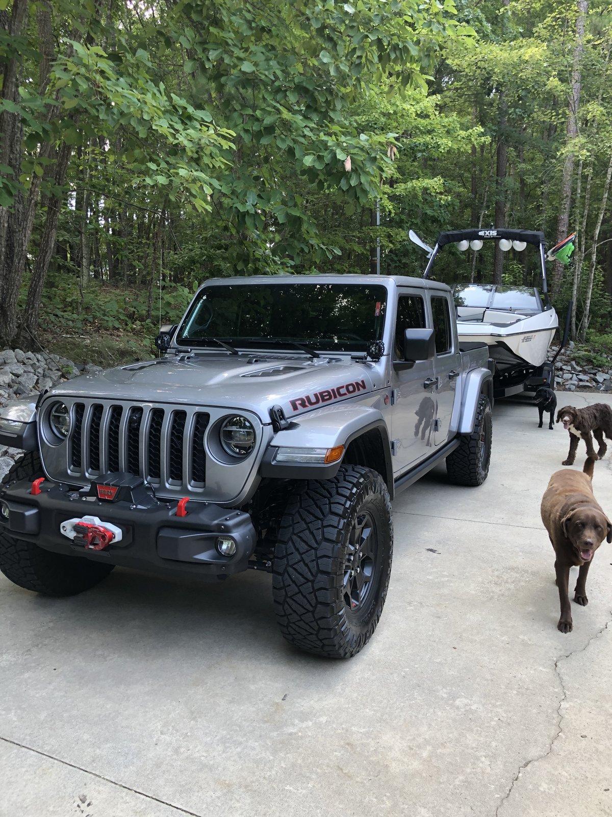 Jeep Gladiator Finally towed with my gladiator. C3572811-5F24-4E6B-AACF-C0AE1046099E