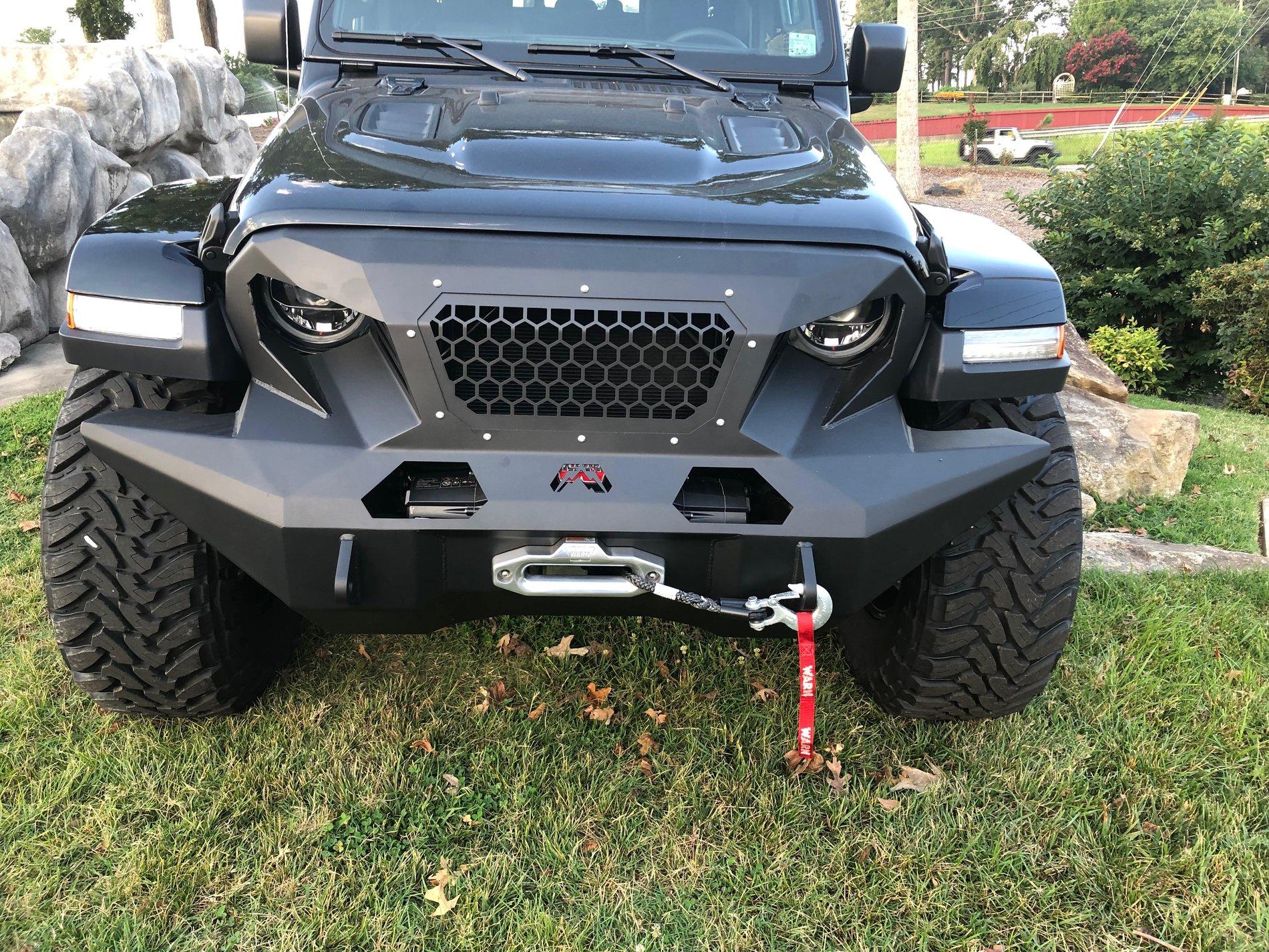 Jeep Gladiator Fab Fours Rear Bumper IMG-1506.JPG