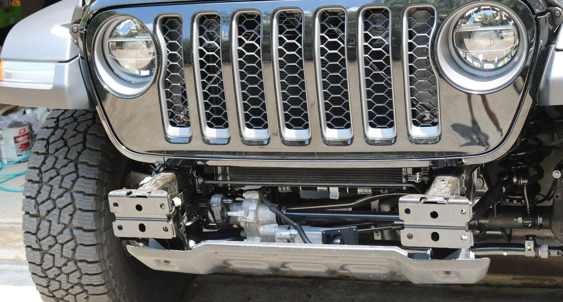 Jeep Gladiator Front Bumper Replacement during2