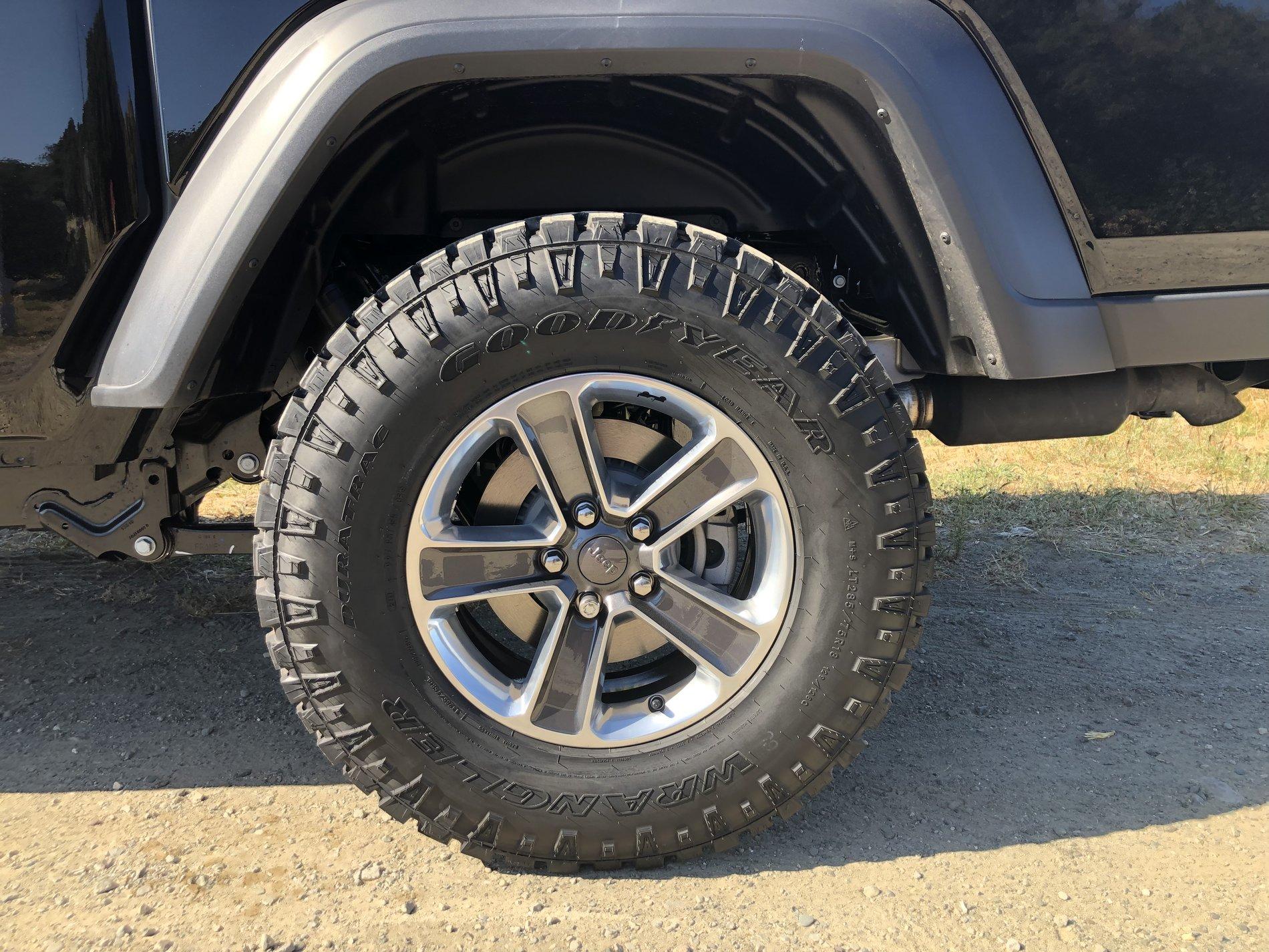 Jeep Gladiator Anyone else running 285/75 r18 on stock wheels? F152590D-5C8F-421B-91E7-4856EE22267F