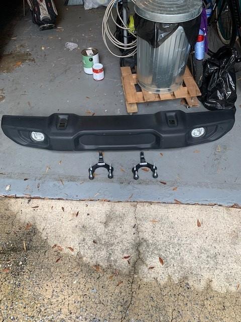 Jeep Gladiator Jeep Gladiator Bumper for Sale W/ Black Tow Hooks and Fog Lights BUmper 1