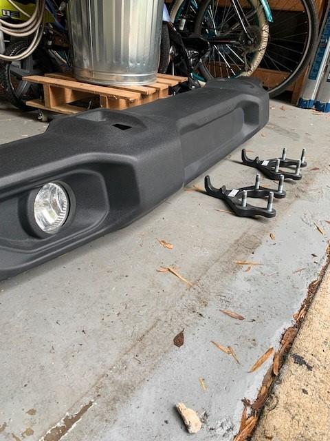 Jeep Gladiator Jeep Gladiator Bumper for Sale W/ Black Tow Hooks and Fog Lights Bumper 2
