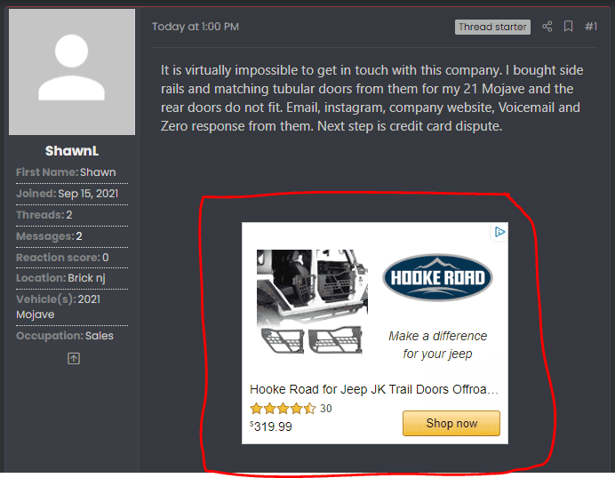 Jeep Gladiator @HookeRoad Do yourself a favor and stay away from this company. 1655232310169