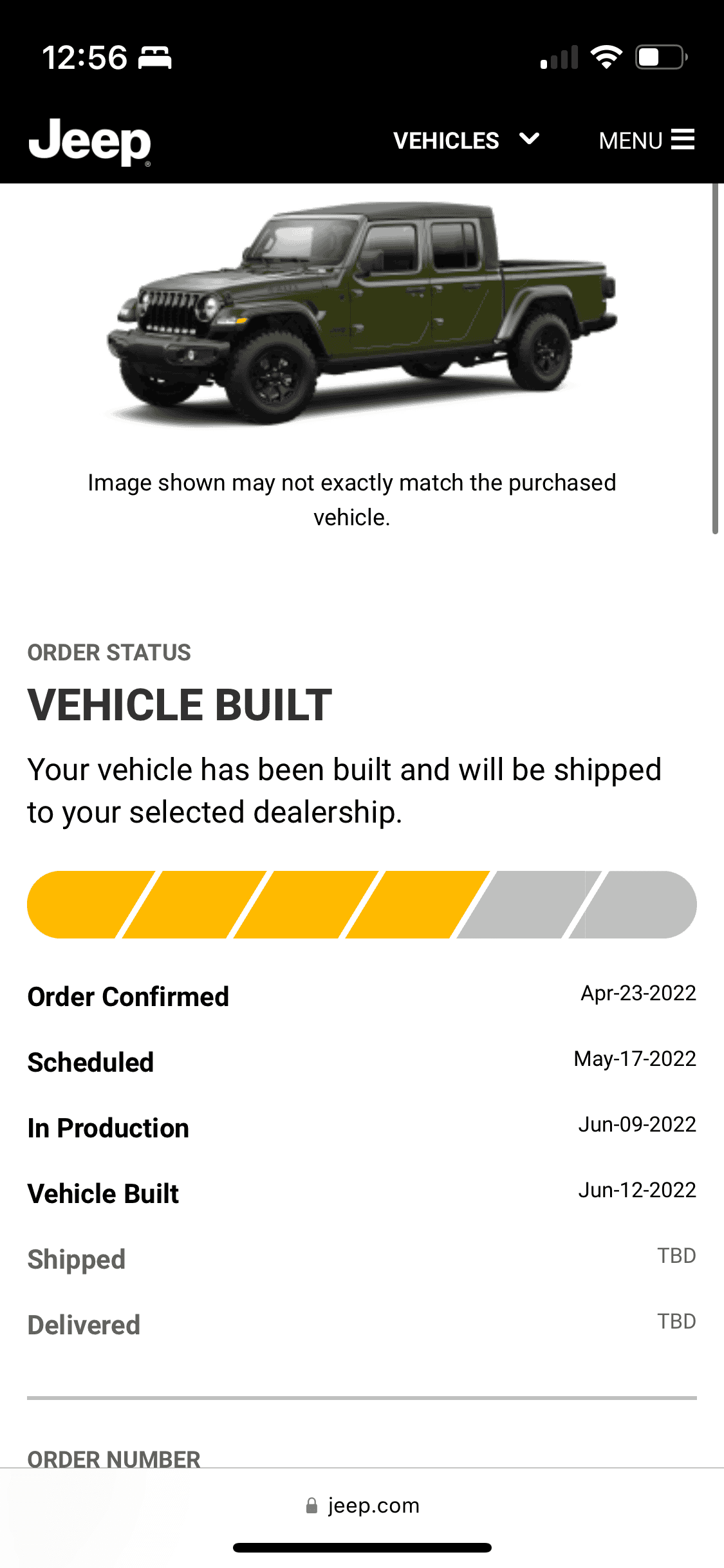 Jeep Gladiator Gladiator Window Sticker and Build Sheet Order Tracking 750BB1BA-E2D1-4CA9-A973-41B78A4081ED