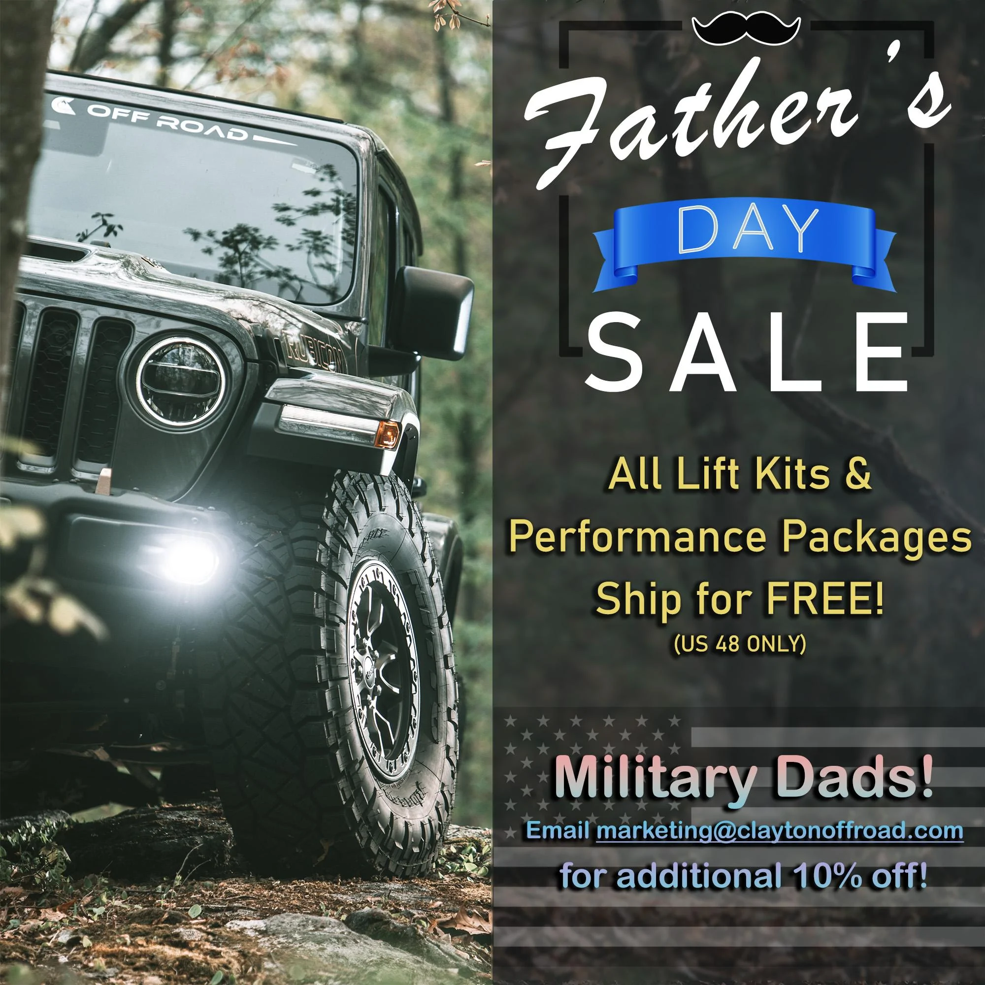Jeep Gladiator Clayton Father's Day Weekend Sale! Fathers Day 2022