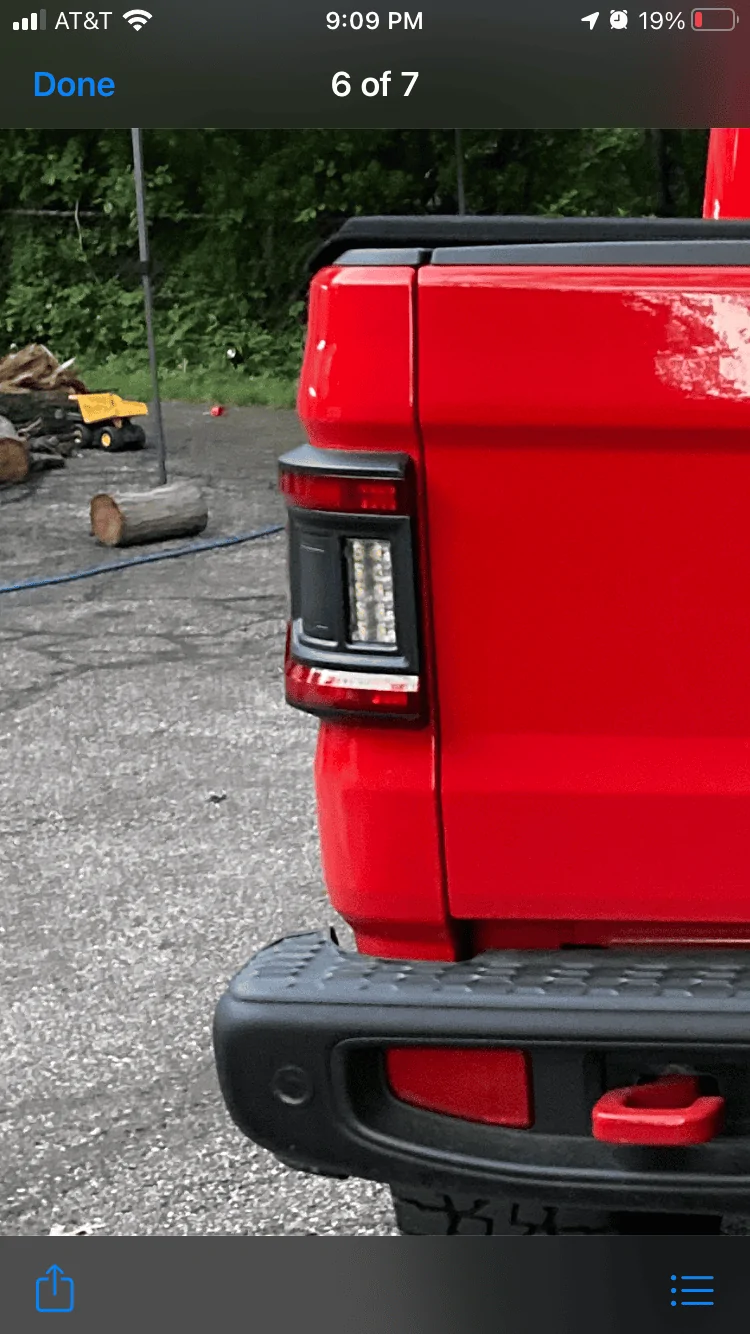 Jeep Gladiator My take on Oracle Flush Mount Tail lights after my install 4663B3CE-73CF-41C7-B36A-4571BA8CDC27
