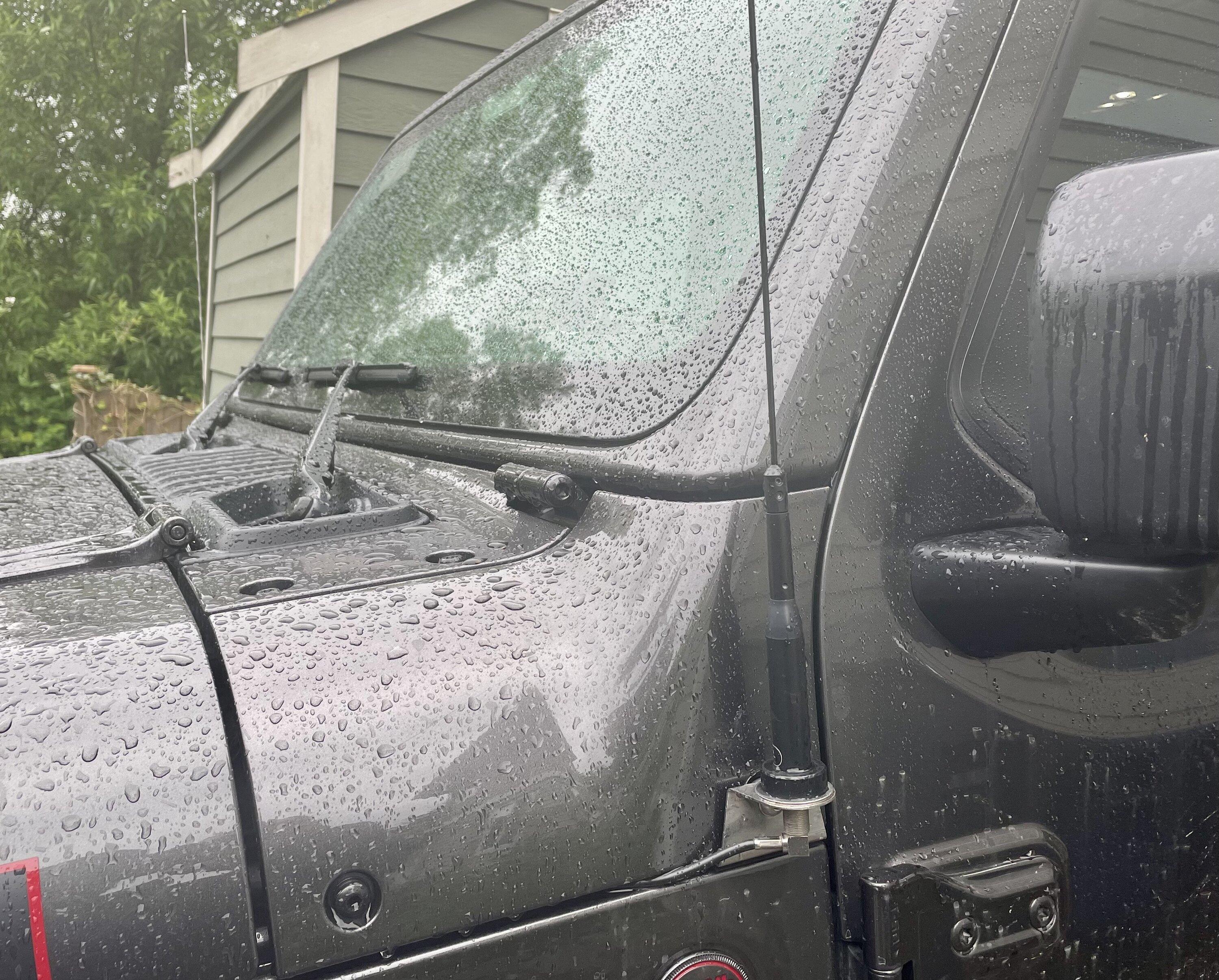 Jeep Gladiator Ham radio install IMG_4709