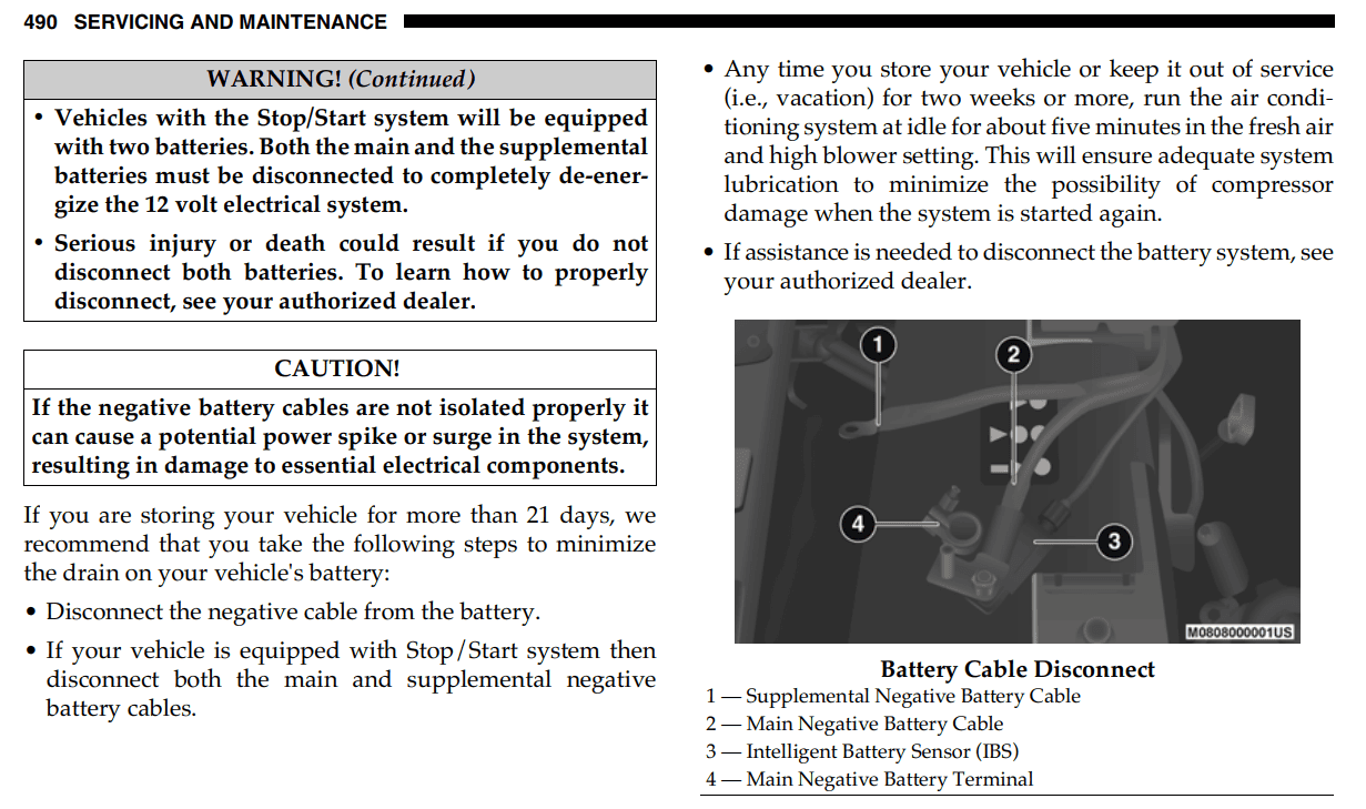 Jeep Gladiator Be gone for a month, disconnect batteries or not? 1655584378826