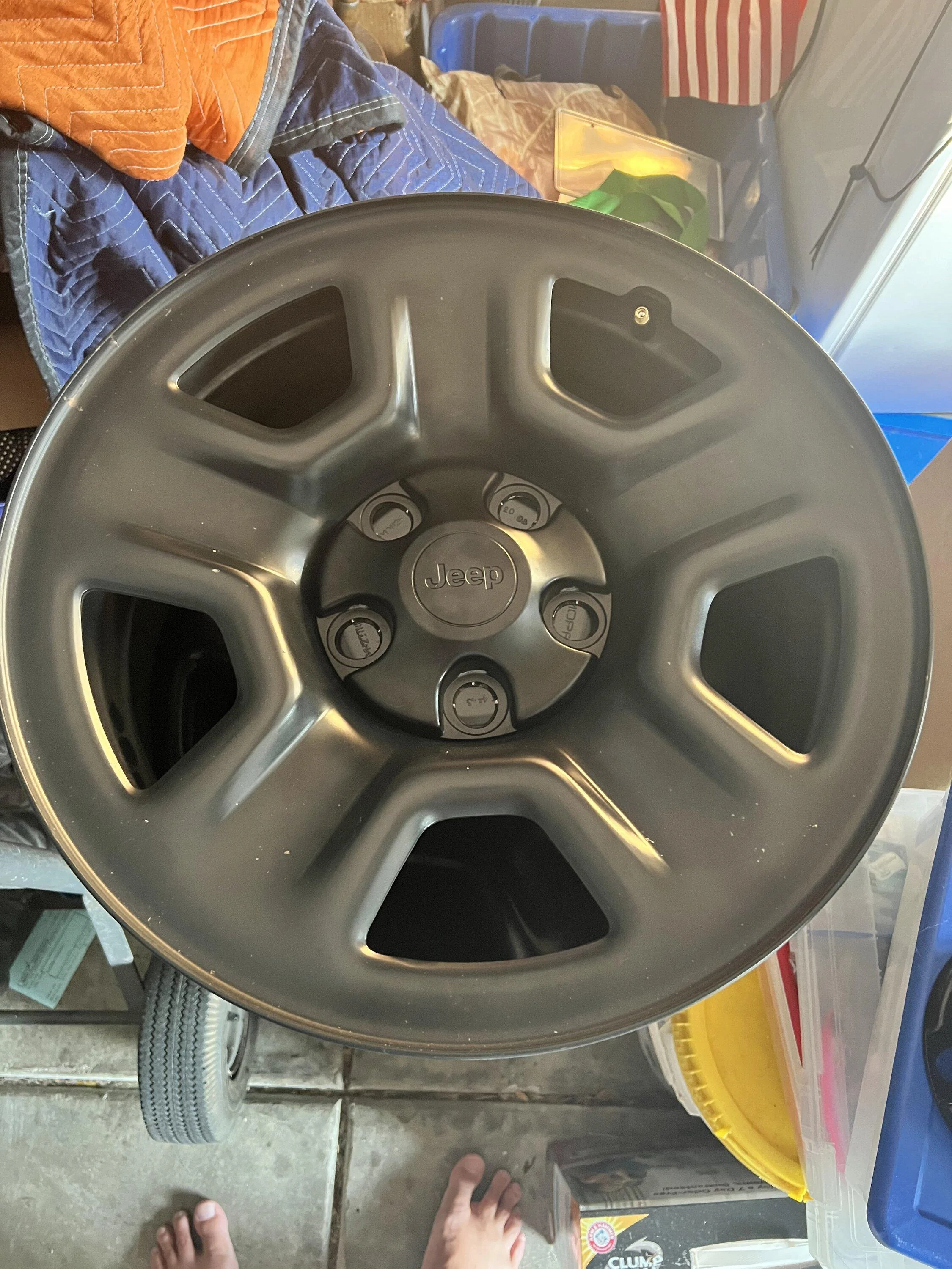 Jeep Gladiator JT OEM Black Steel wheels for sale 6511BC47-2F71-4943-865F-C327221387F9