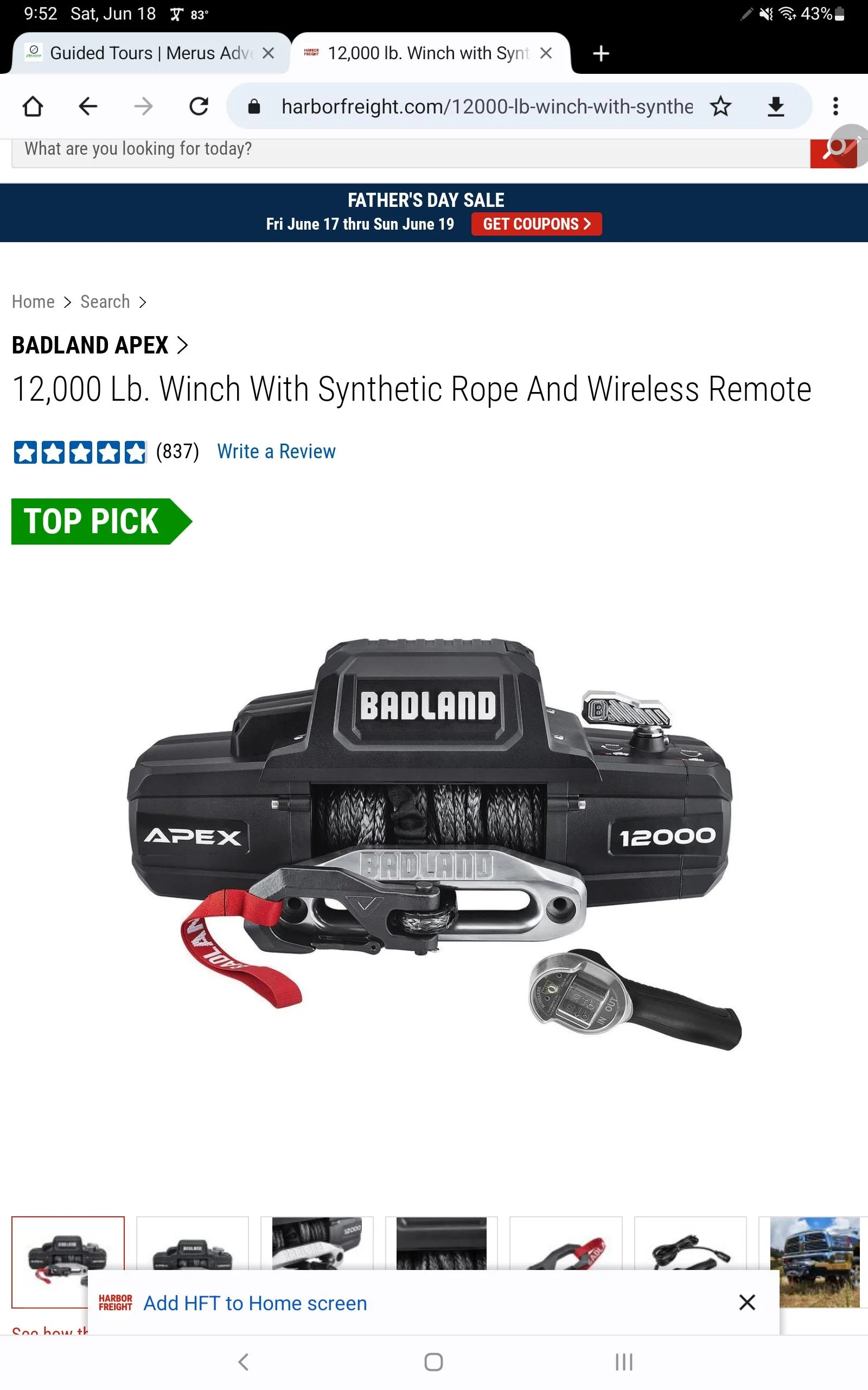 Jeep Gladiator Steel bumper winch question. Screenshot_20220618-215202_Chrom