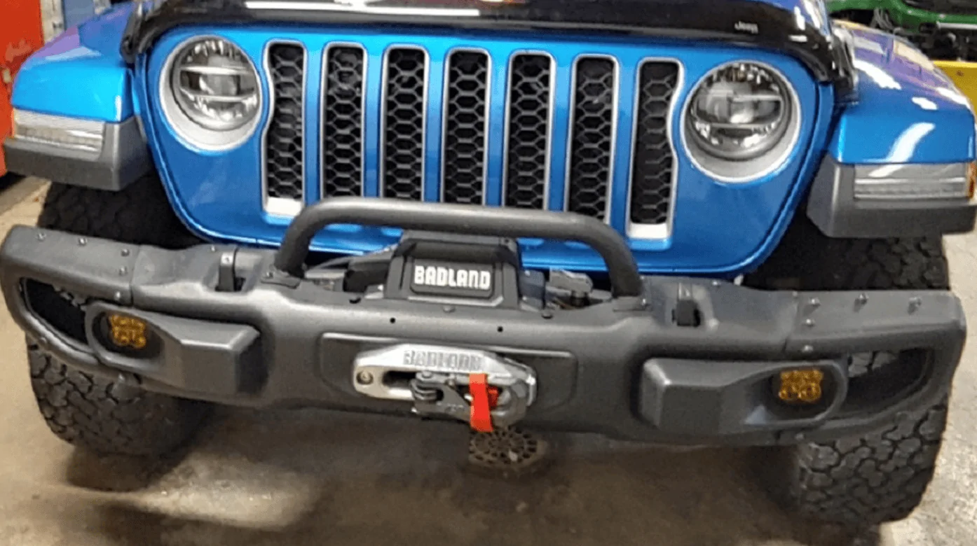 Jeep Gladiator Steel bumper winch question. 1655607308101