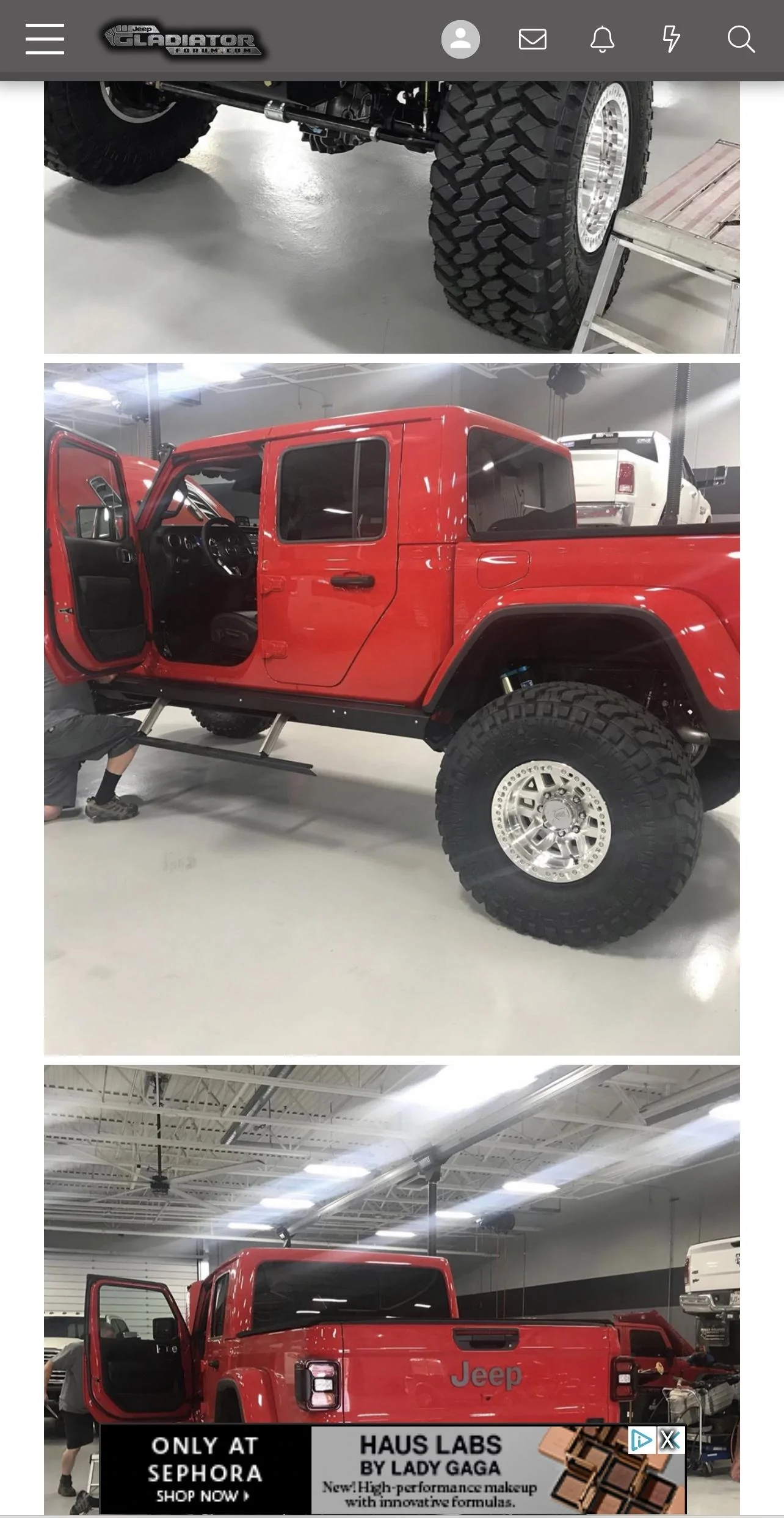 Jeep Gladiator Your Guess On Tire Size In Picture Please, Thanks 71B75D2E-EFB7-4842-94C1-9AAFCC9A92A7