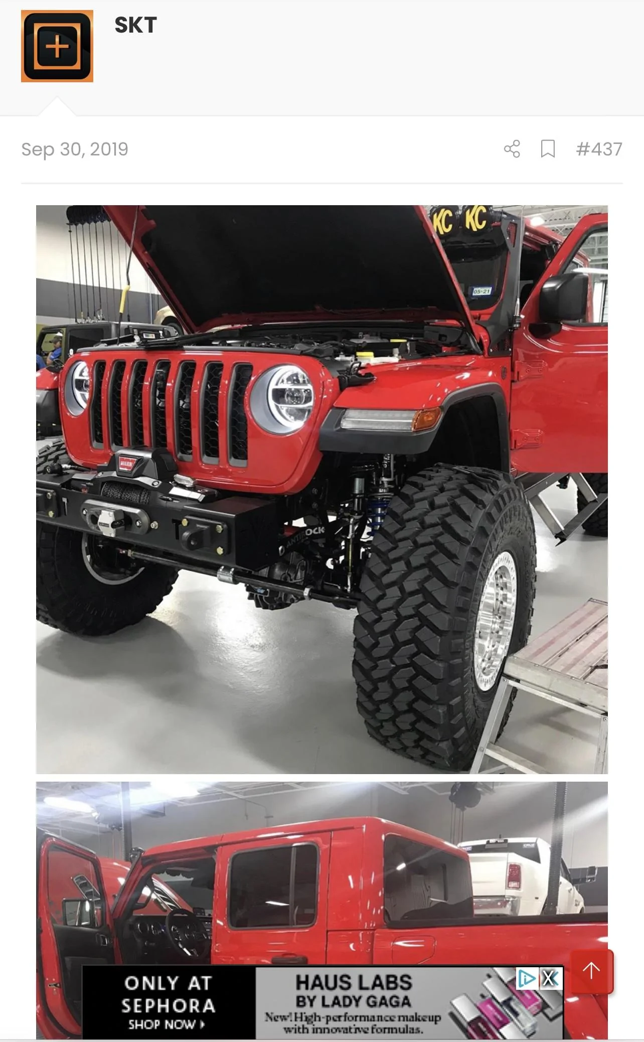 Jeep Gladiator Your Guess On Tire Size In Picture Please, Thanks 73759D48-EFC8-4C0B-B29D-E09B6EE7E705