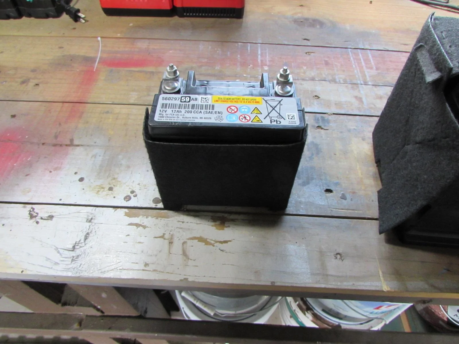 Jeep Gladiator 2 OEM batteries still in new condition out of 2022 Willys gladiator with 1100 miles IMG_2822