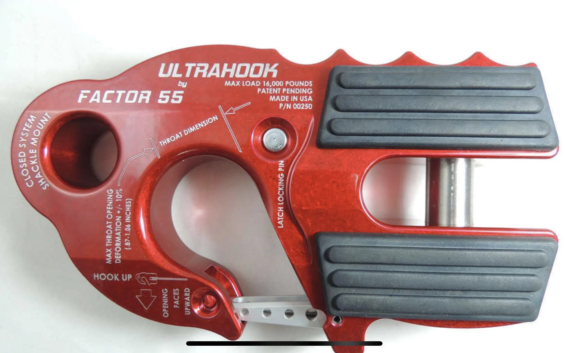 Jeep Gladiator Factor55 Ultra Hook, Red 26459E0F-8B85-4CB1-B275-8F2C393AF2C5