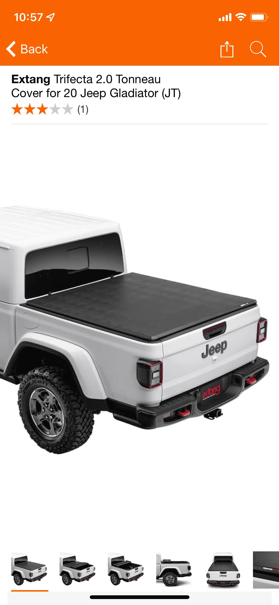 Jeep Gladiator Extang trifecta 2.0 soft tri-fold A3FF7971-B7D1-43DC-AE34-23E390FA2F1A
