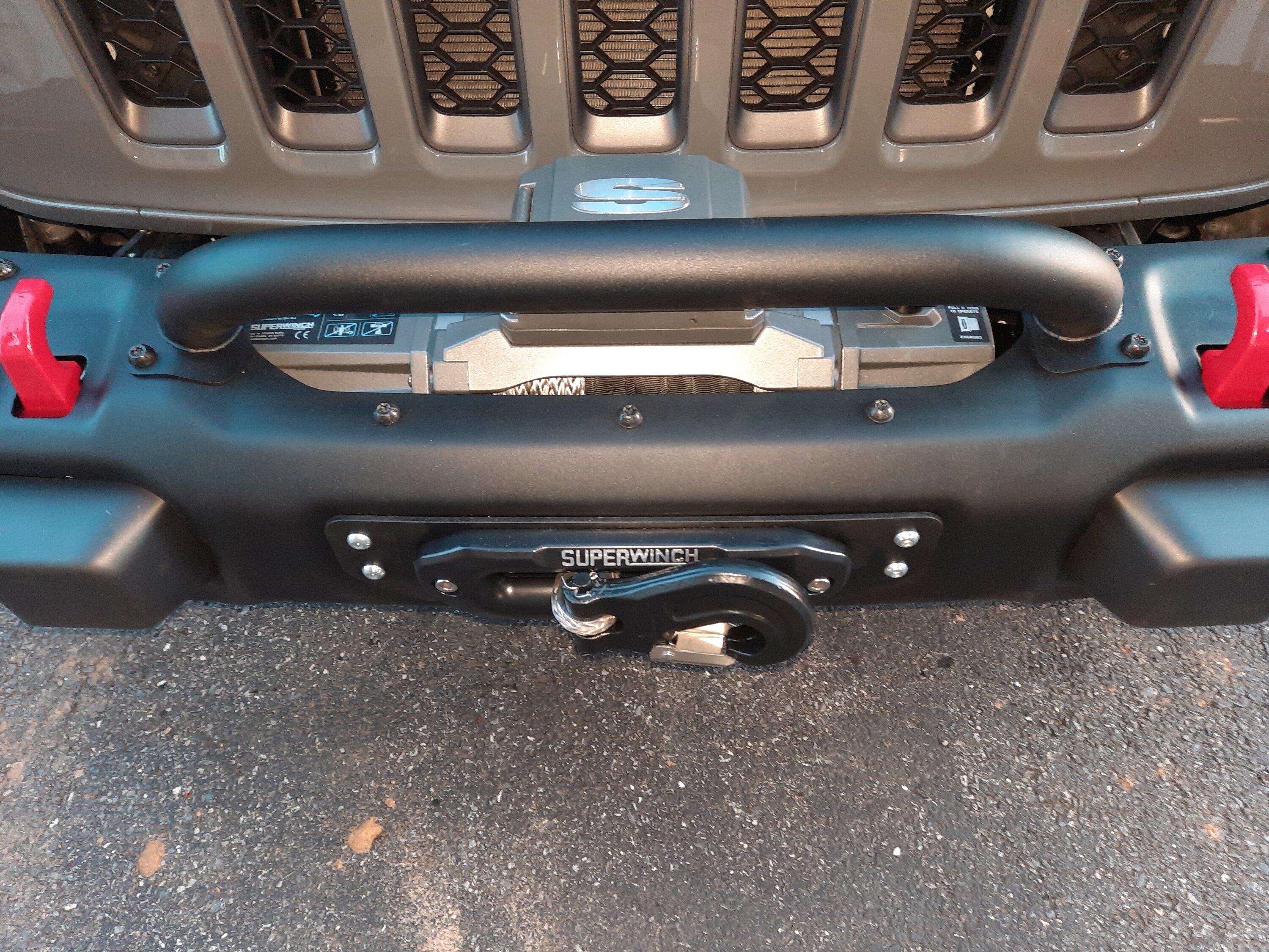 Jeep Gladiator Steel bumper winch question. 20220304_175343