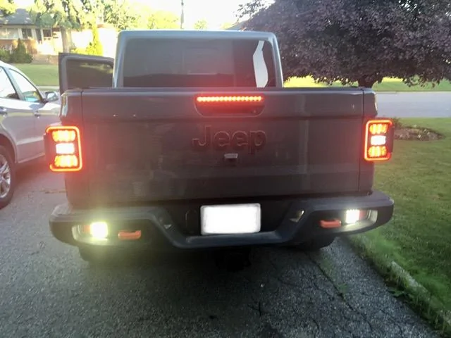 Jeep Gladiator What did you do TO your Gladiator today? [ADMIN WARNING: NO POLITICS, NO GUN TALK] Oracle reverse lights