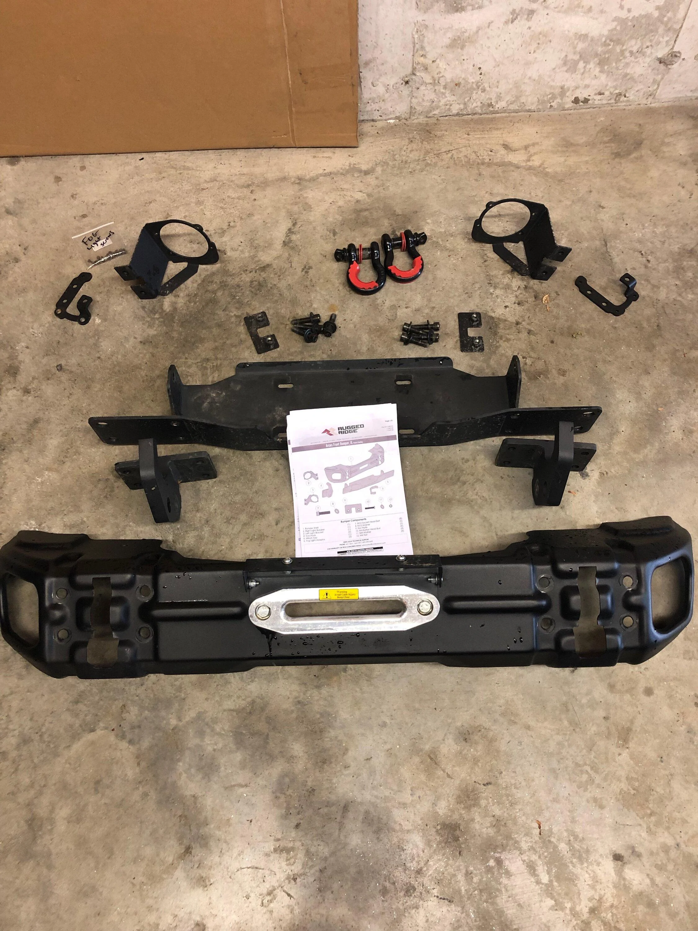 Jeep Gladiator RR Arcus Front Bumper and Trekker 10k Winch IMG_3979