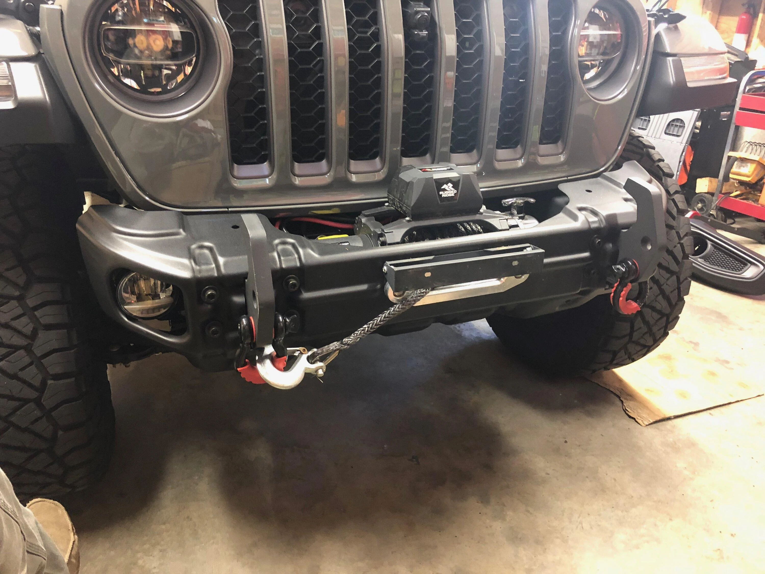 Jeep Gladiator RR Arcus Front Bumper and Trekker 10k Winch IMG_3975