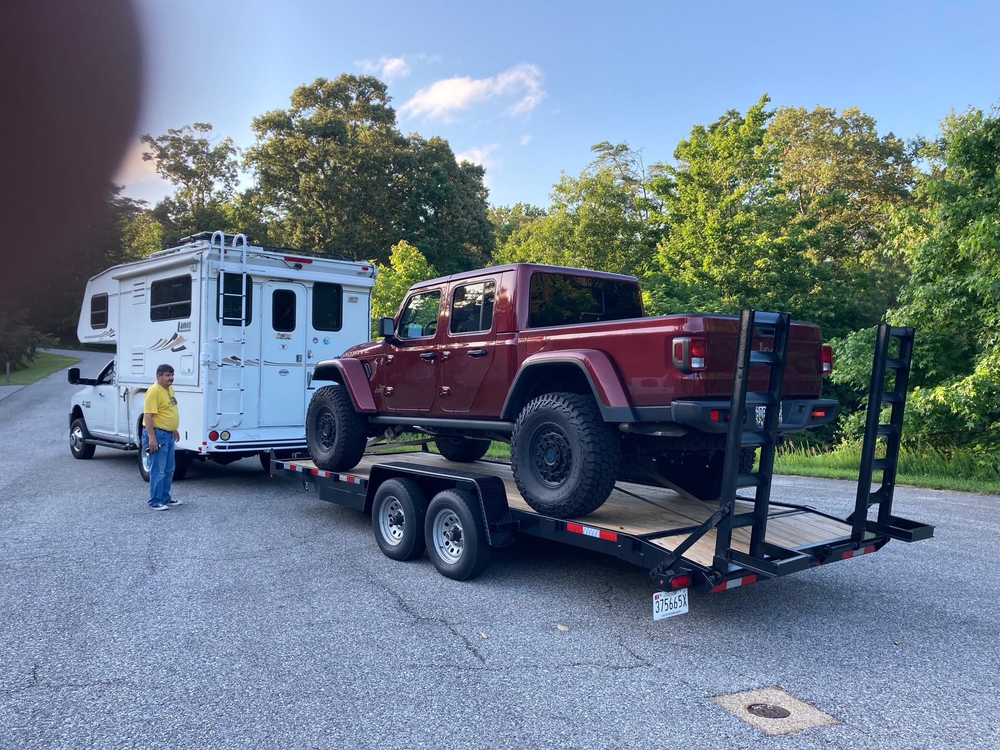 Jeep Gladiator First Tow with the Mojave - Report IMG_3658