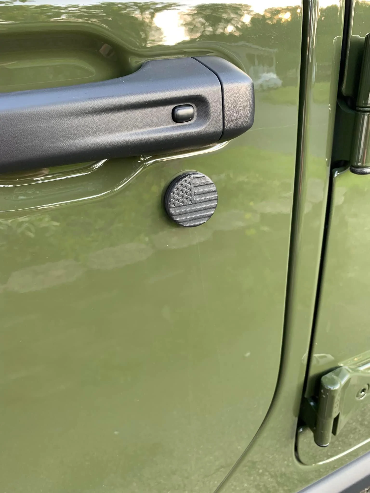 Jeep Gladiator ? Threedom Custom Design Key Lock Caps? Flag key hole cover on  Facebbok Jeep  Wrangler Forum