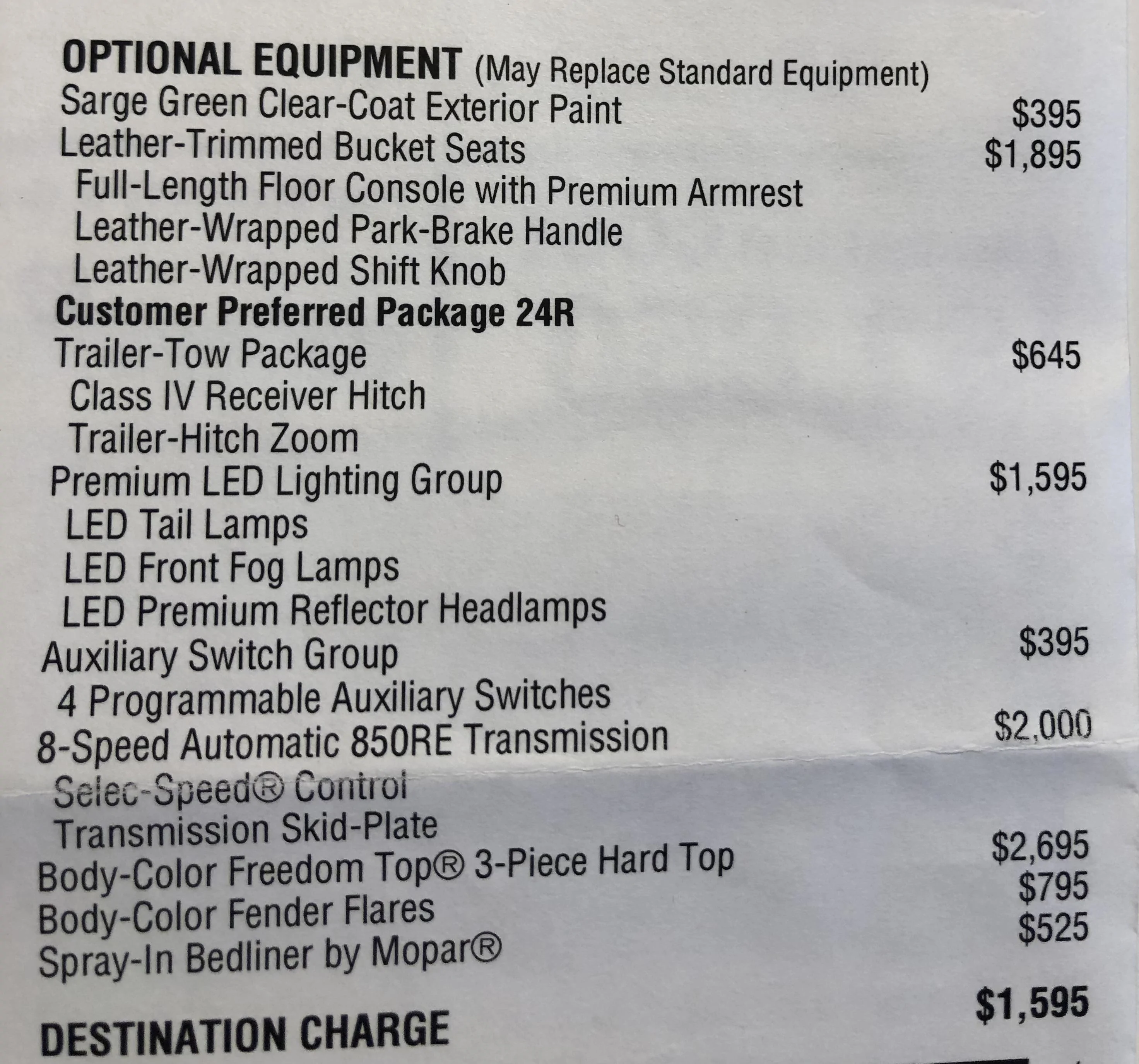 Jeep Gladiator Rubicon with no aux switches? 1655757564246
