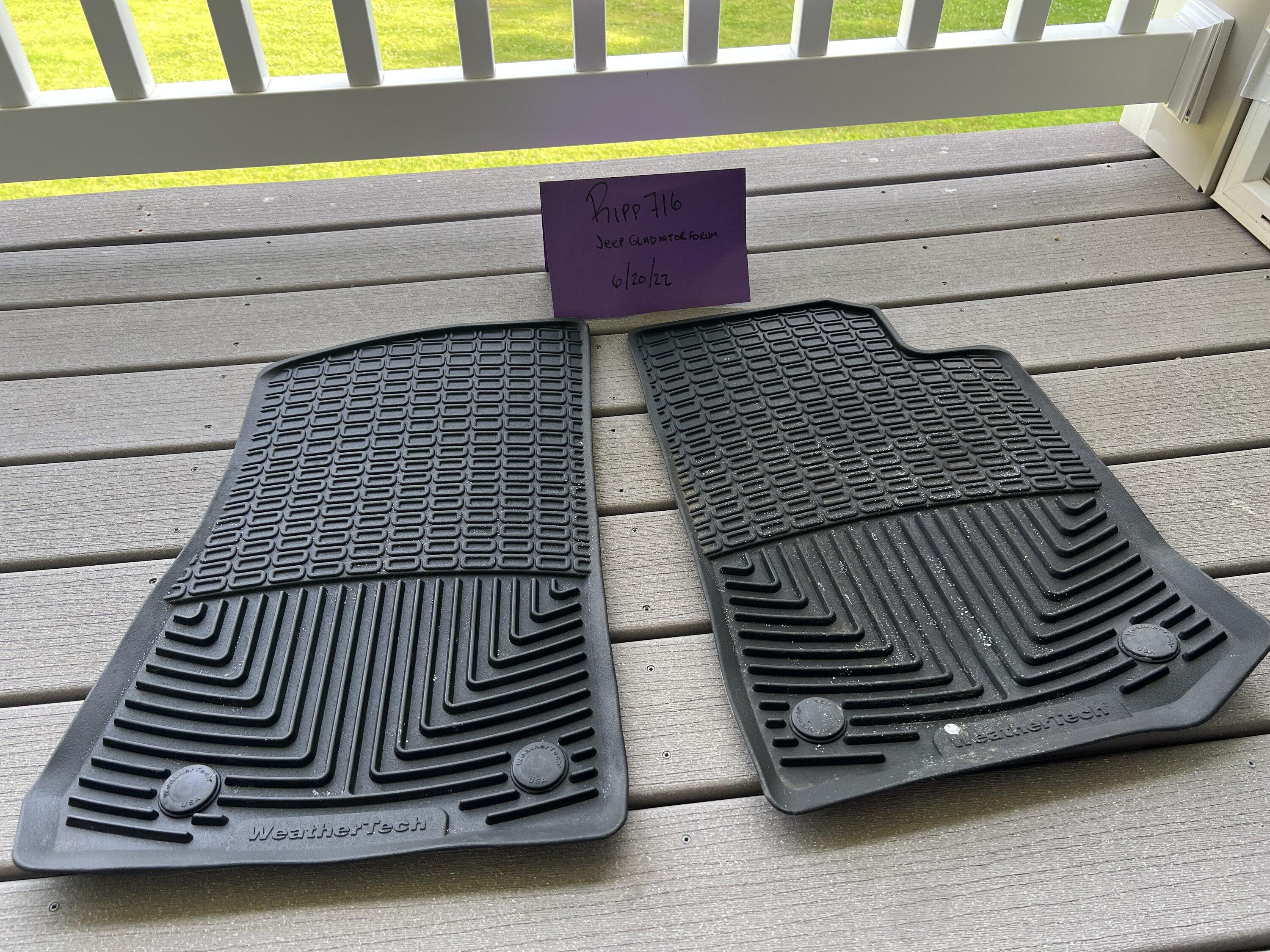 Jeep Gladiator Weathertech’s ( Front Pair) D073328F-CB26-4963-9BBC-F4A98B9247E3