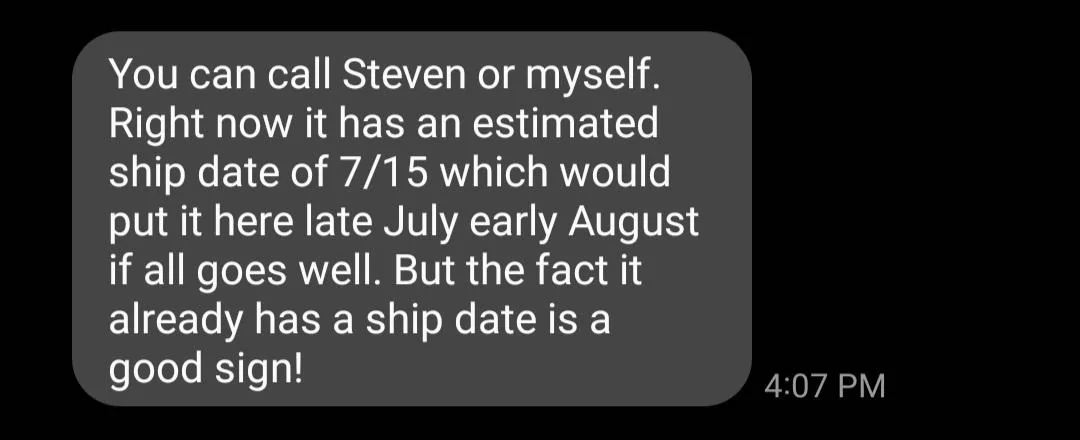 Jeep Gladiator Just Ordered? Check in HERE! Screenshot_20220620-160902_Messages
