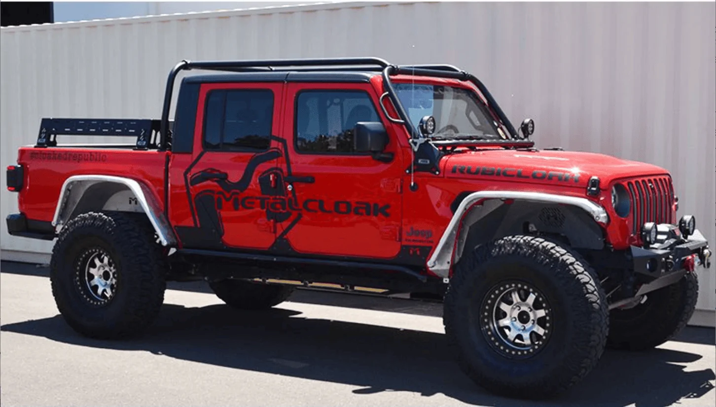 Jeep Gladiator NEW! Aluminum Front & Rear Overland Fenders for the JT Gladiator Screen Shot 2022-06-21 at 1.31.28 AM