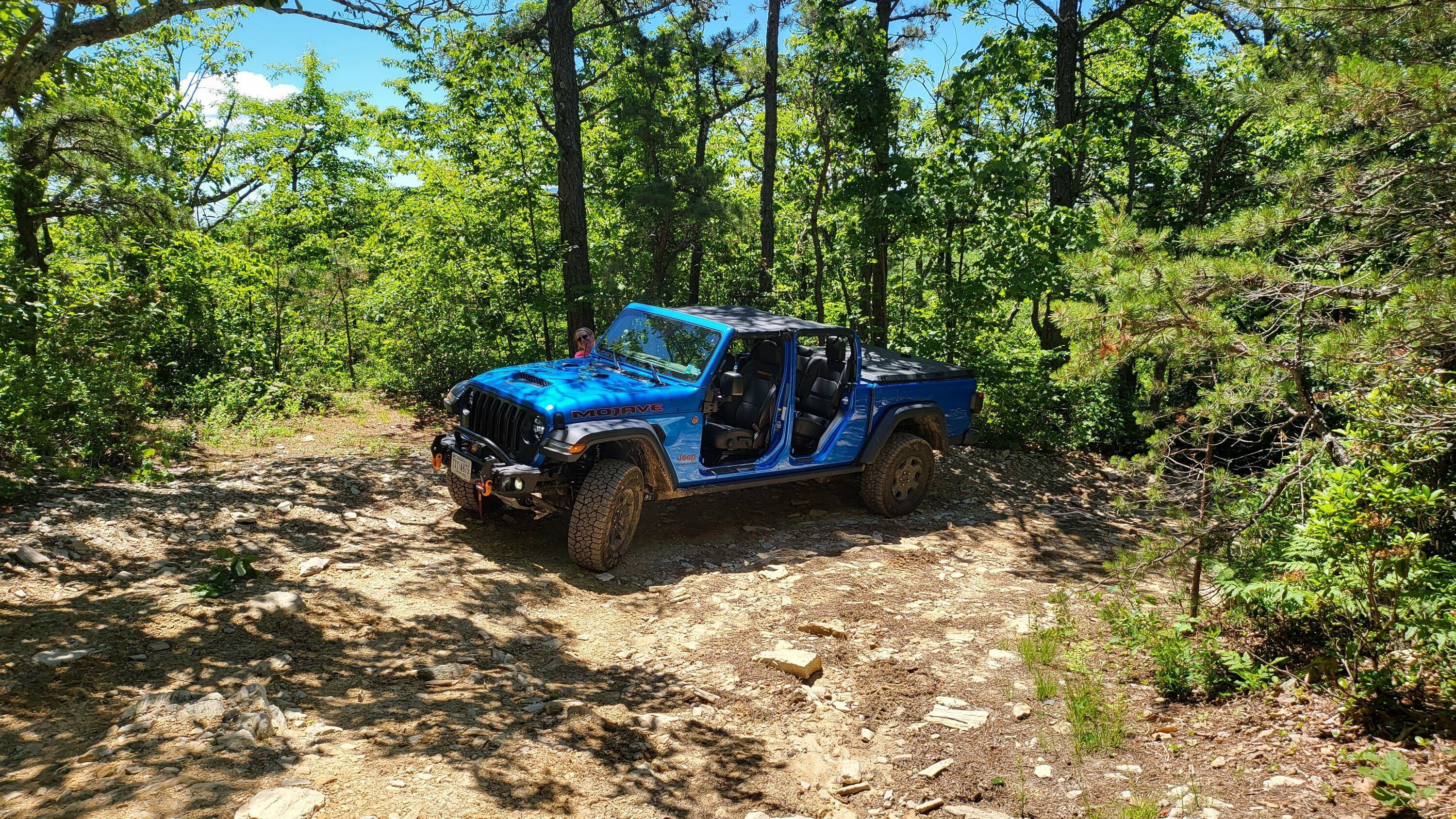 Jeep Gladiator Bald Mountain (Big Levels) GWNF - VA 20220618_120409