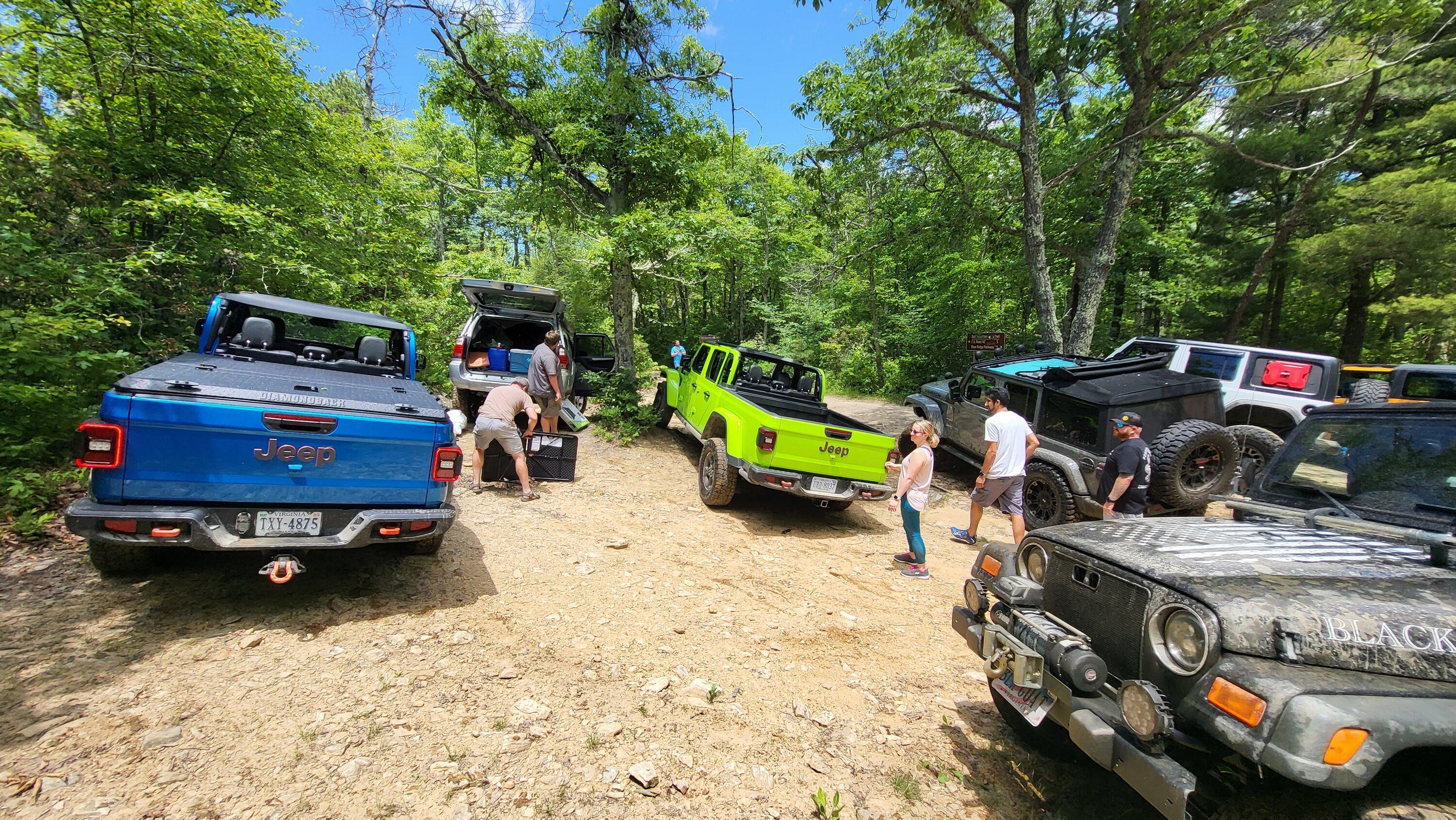 Jeep Gladiator Bald Mountain (Big Levels) GWNF - VA 20220618_131307