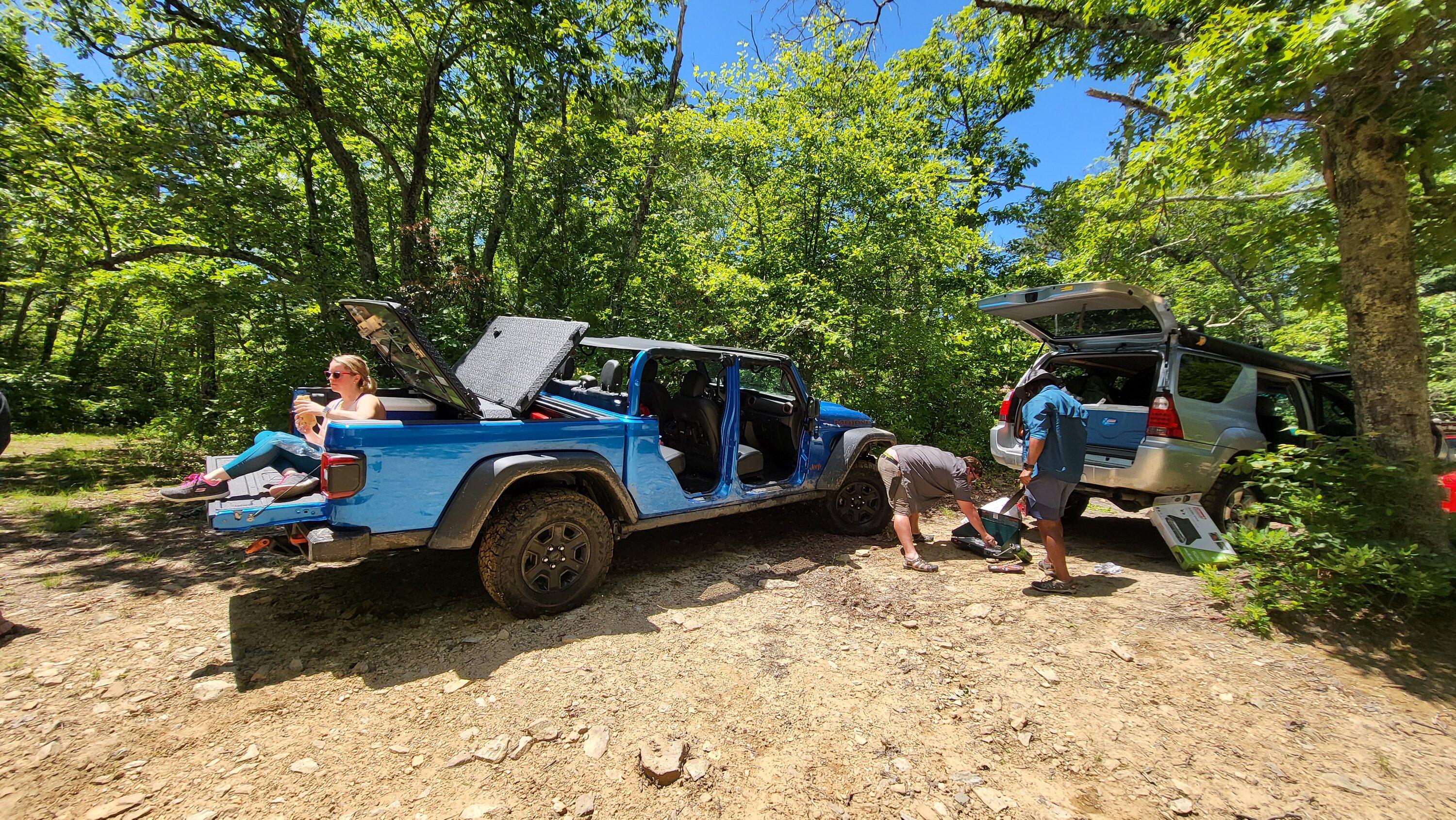 Jeep Gladiator Bald Mountain (Big Levels) GWNF - VA 20220618_131757