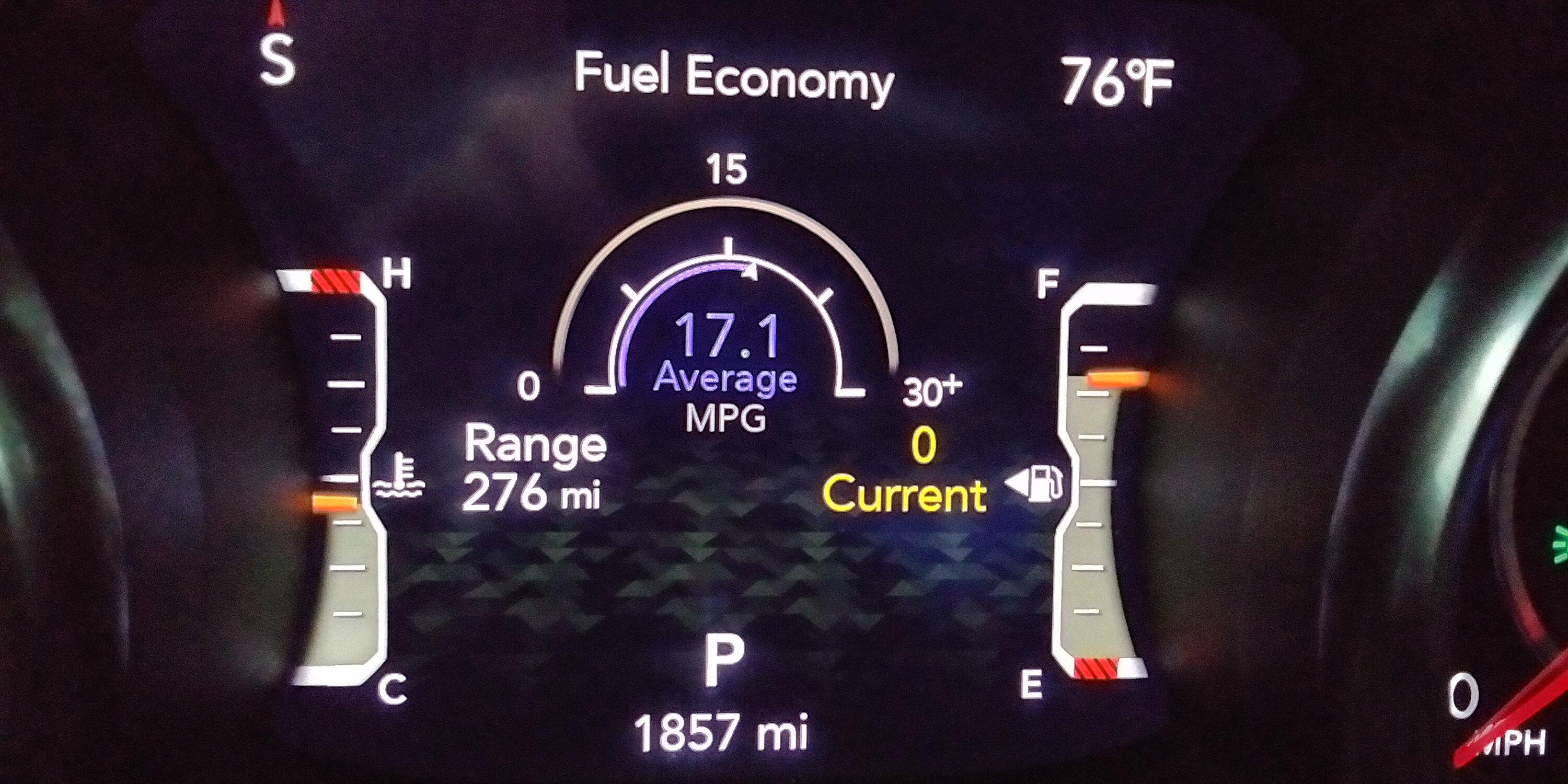 Jeep Gladiator Who's got my fuel mileage beat? JTM MPG