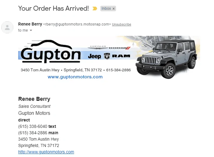 Jeep Gladiator Gupton Motors up to 8% below invoice Screenshot 2022-06-21 164550