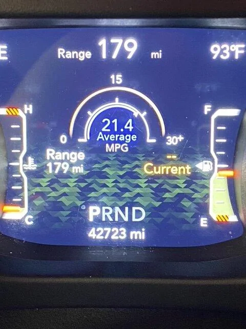 Jeep Gladiator Who's got my fuel mileage beat? Gladiator MPG_6_21_22