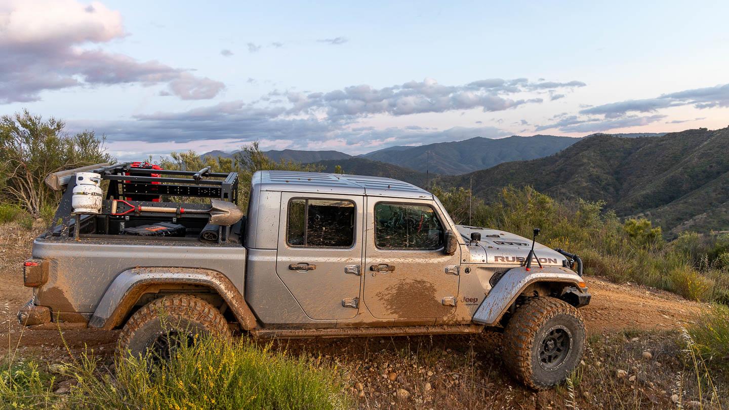 Jeep Gladiator Rock Front OHV Weekend Trip: Campsite Struggles But Epic Sunset 2I0A2762-HDR